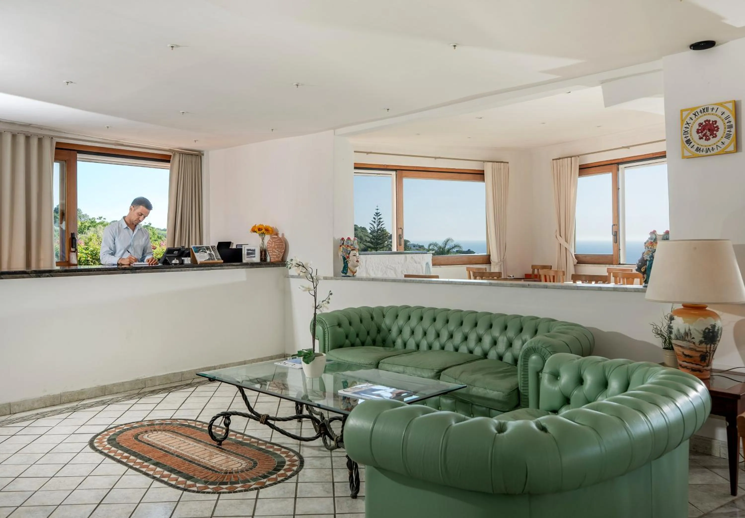 Lobby or reception in Hotel Il Girasole