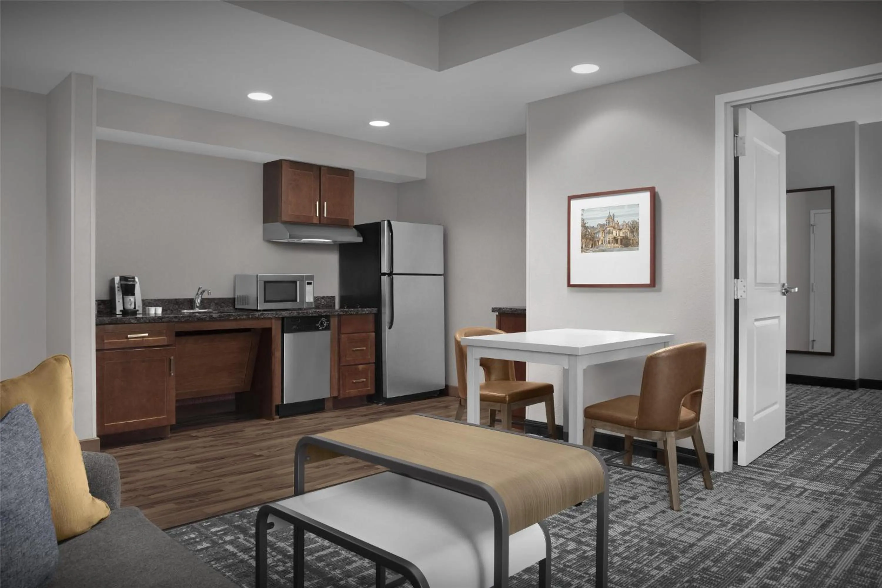 Kitchen or kitchenette in Homewood Suites by Hilton Oklahoma City-Bricktown