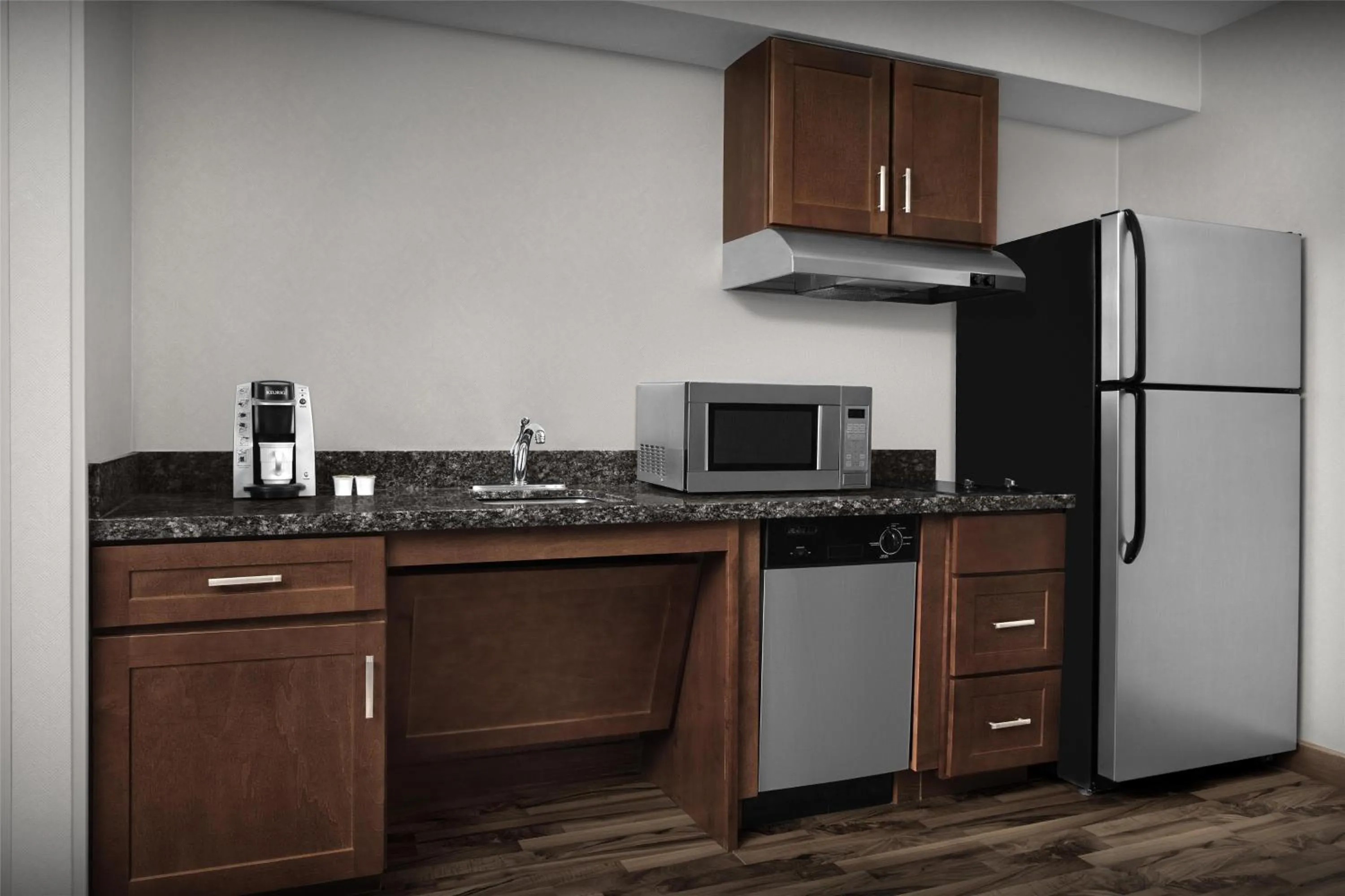Kitchen or kitchenette in Homewood Suites by Hilton Oklahoma City-Bricktown