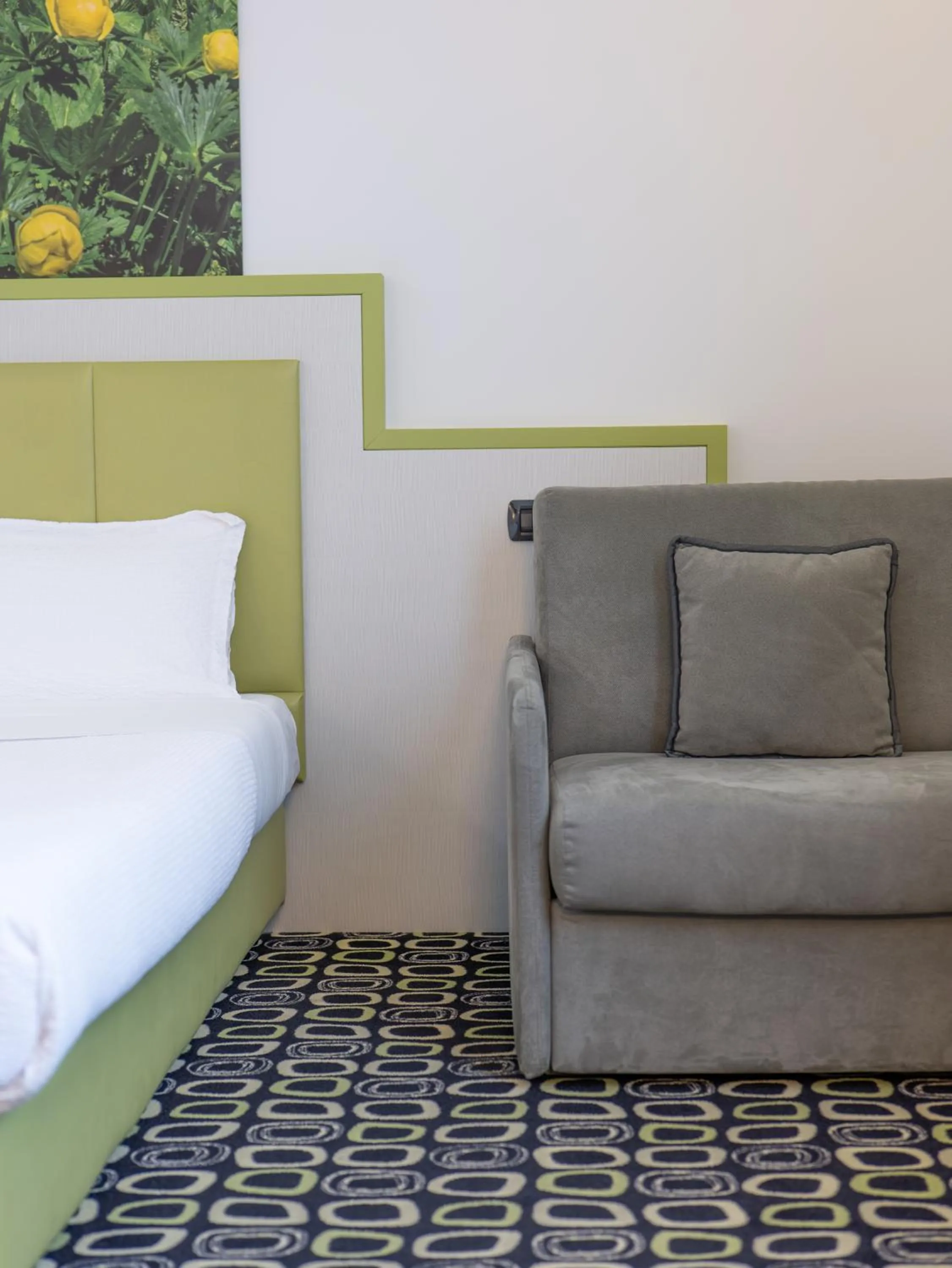 Bed in San Valentino Hotel