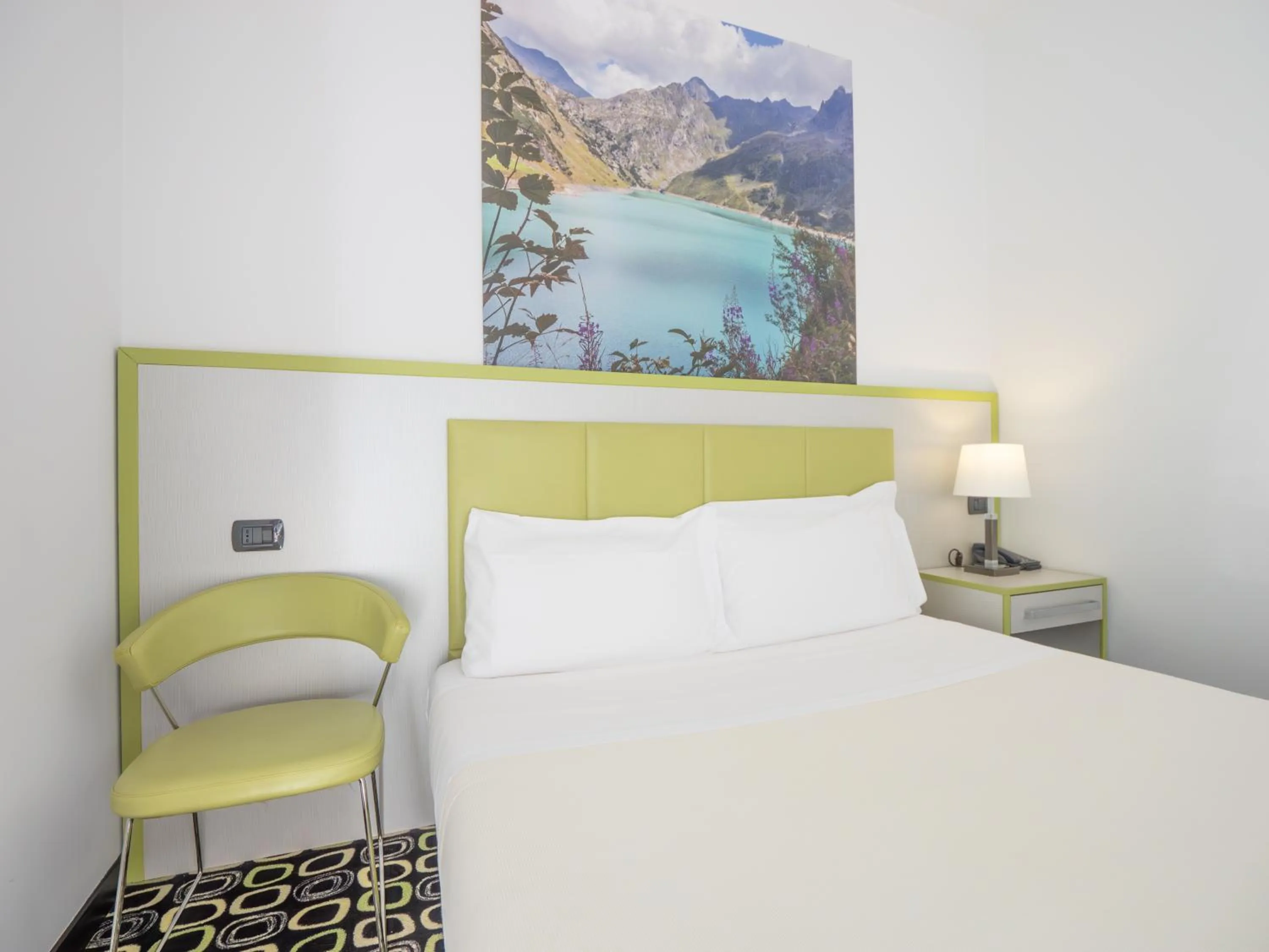 Bed in San Valentino Hotel