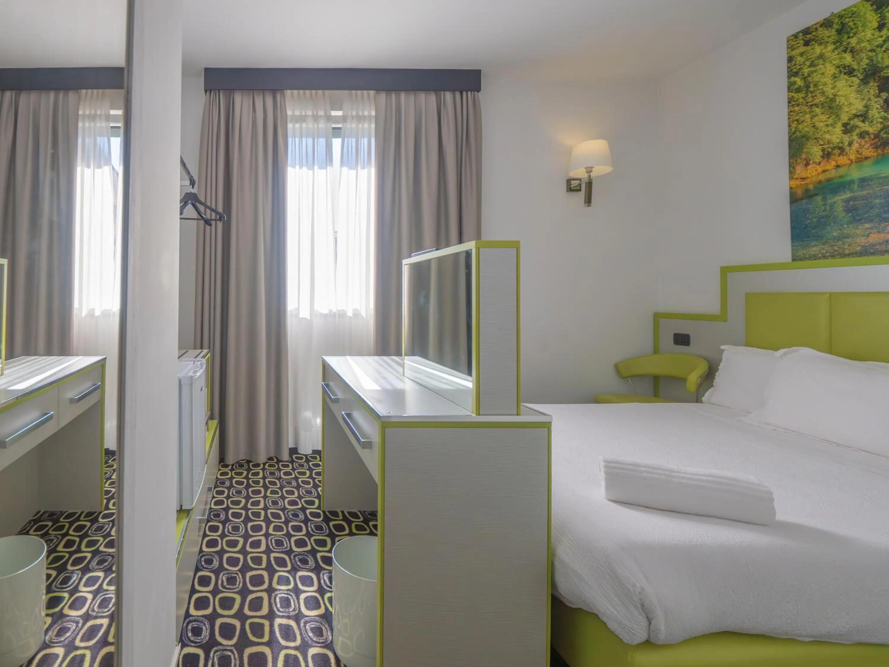 Bed in San Valentino Hotel