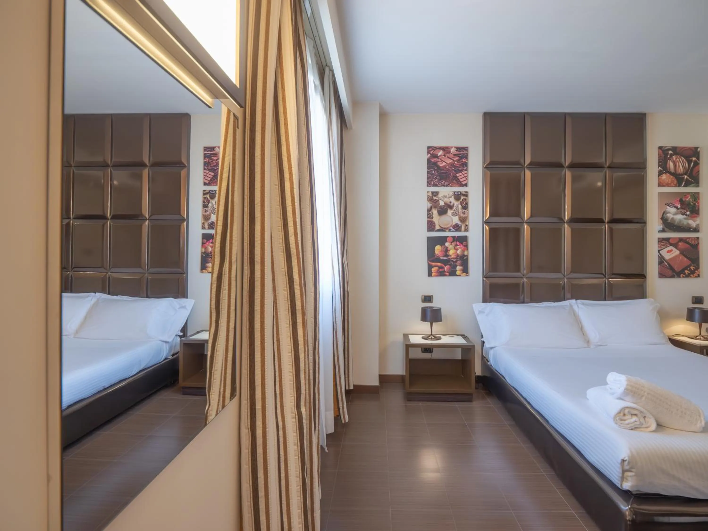 Bed in San Valentino Hotel