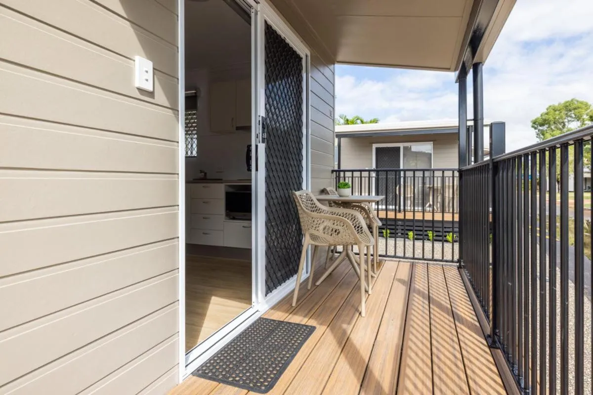 Patio in Coral Coast Tourist Park