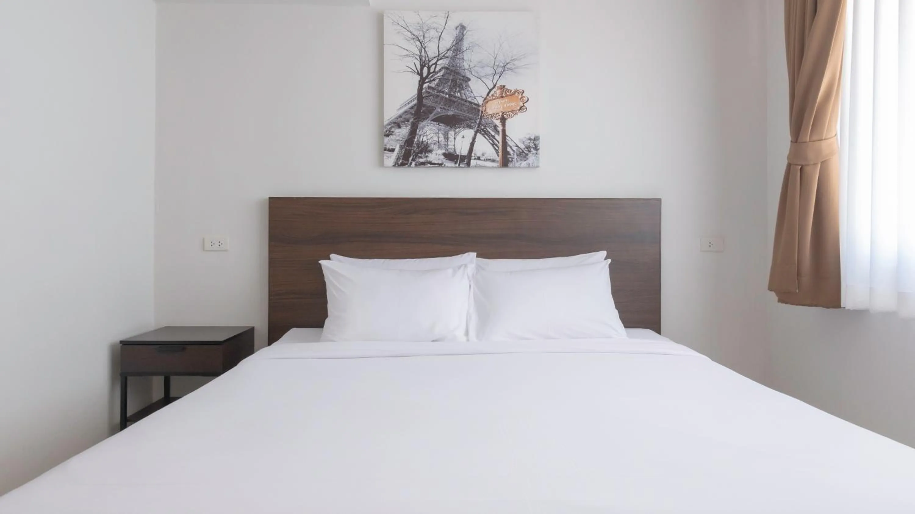 Bed in Pas Cher Hotel de Bangkok