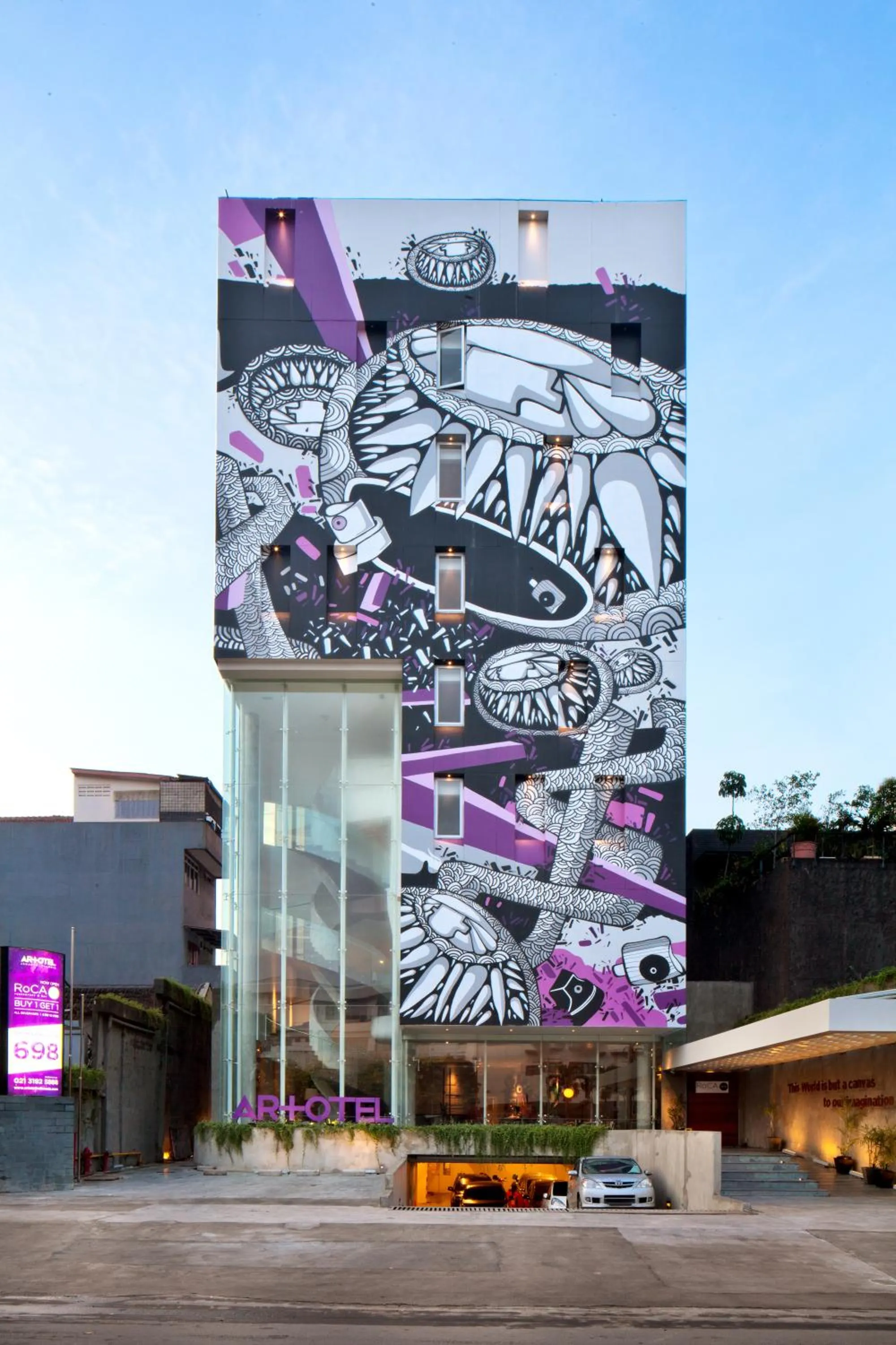 Facade/entrance in ARTOTEL Thamrin Jakarta