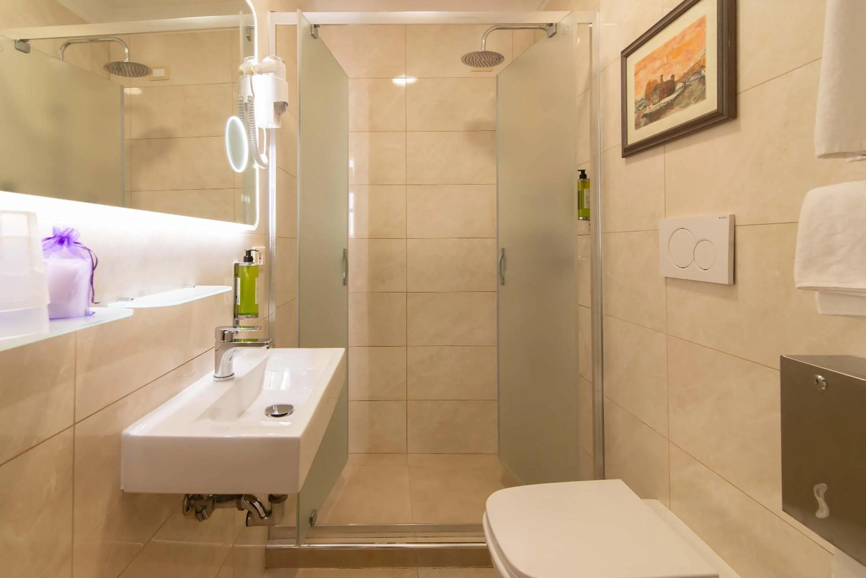 Shower in Gambrinus Hotel