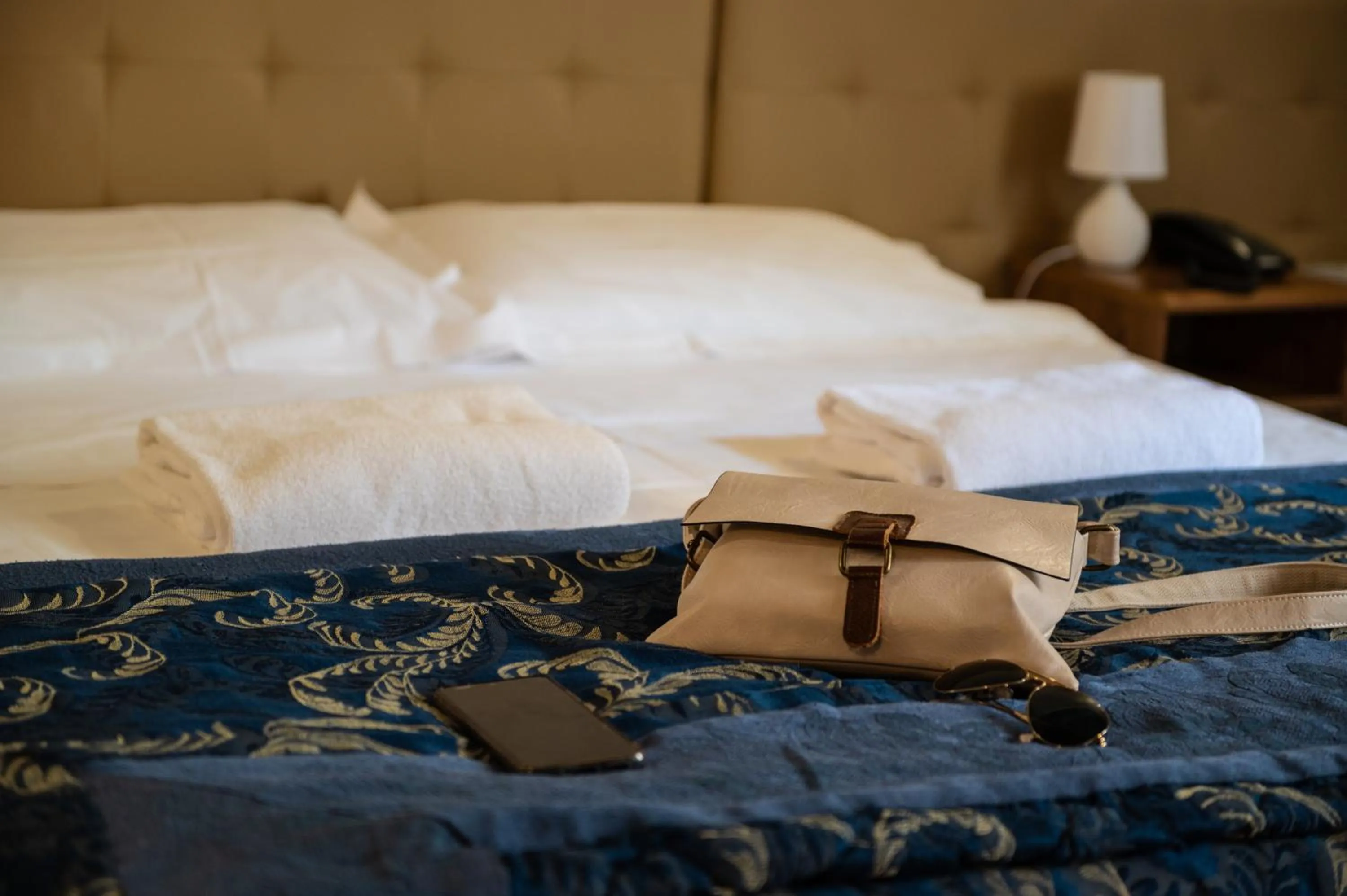 Bed in Family Hotel Balbi