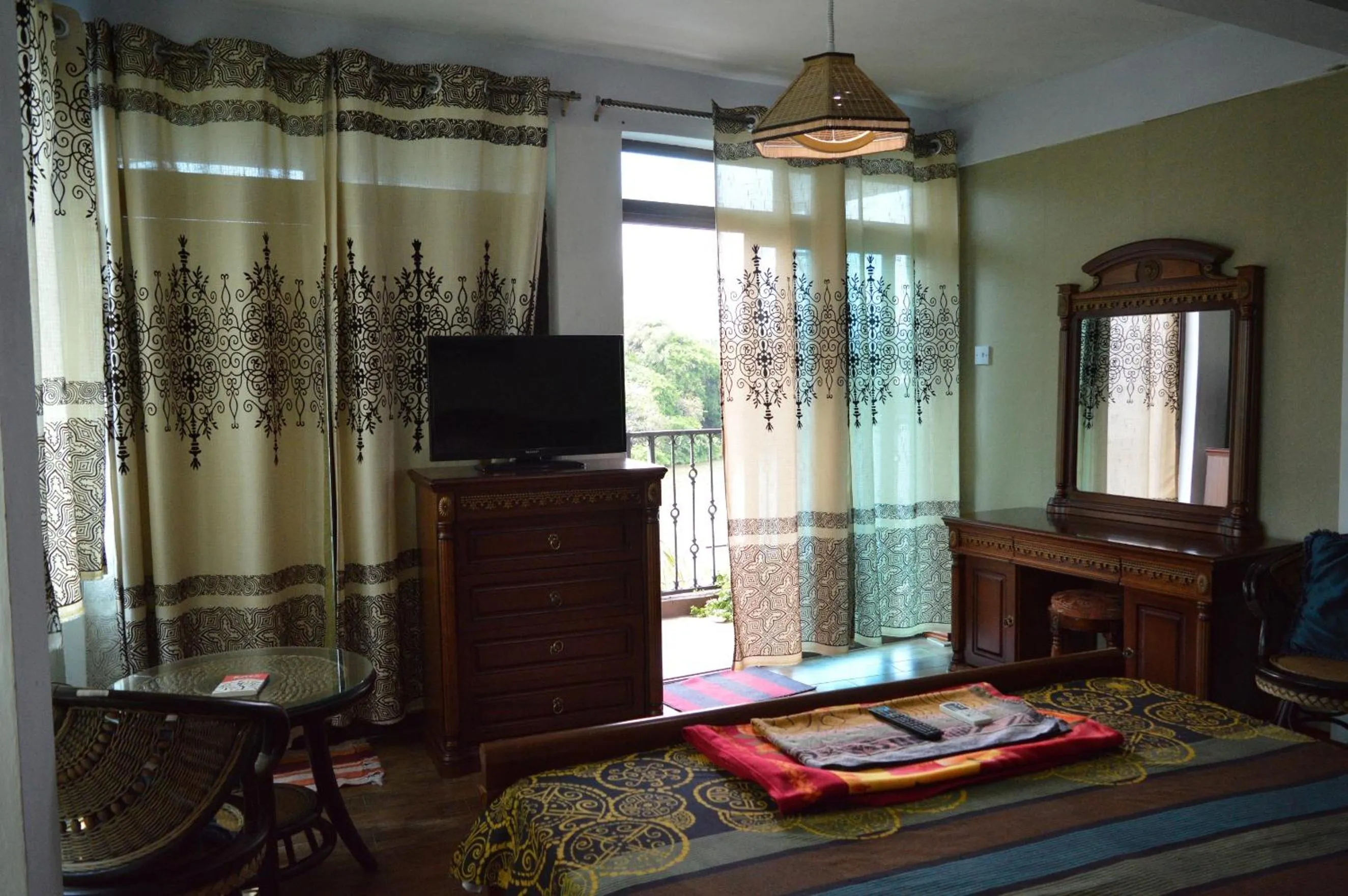 Decorative detail in Le Bamboo Guesthouse