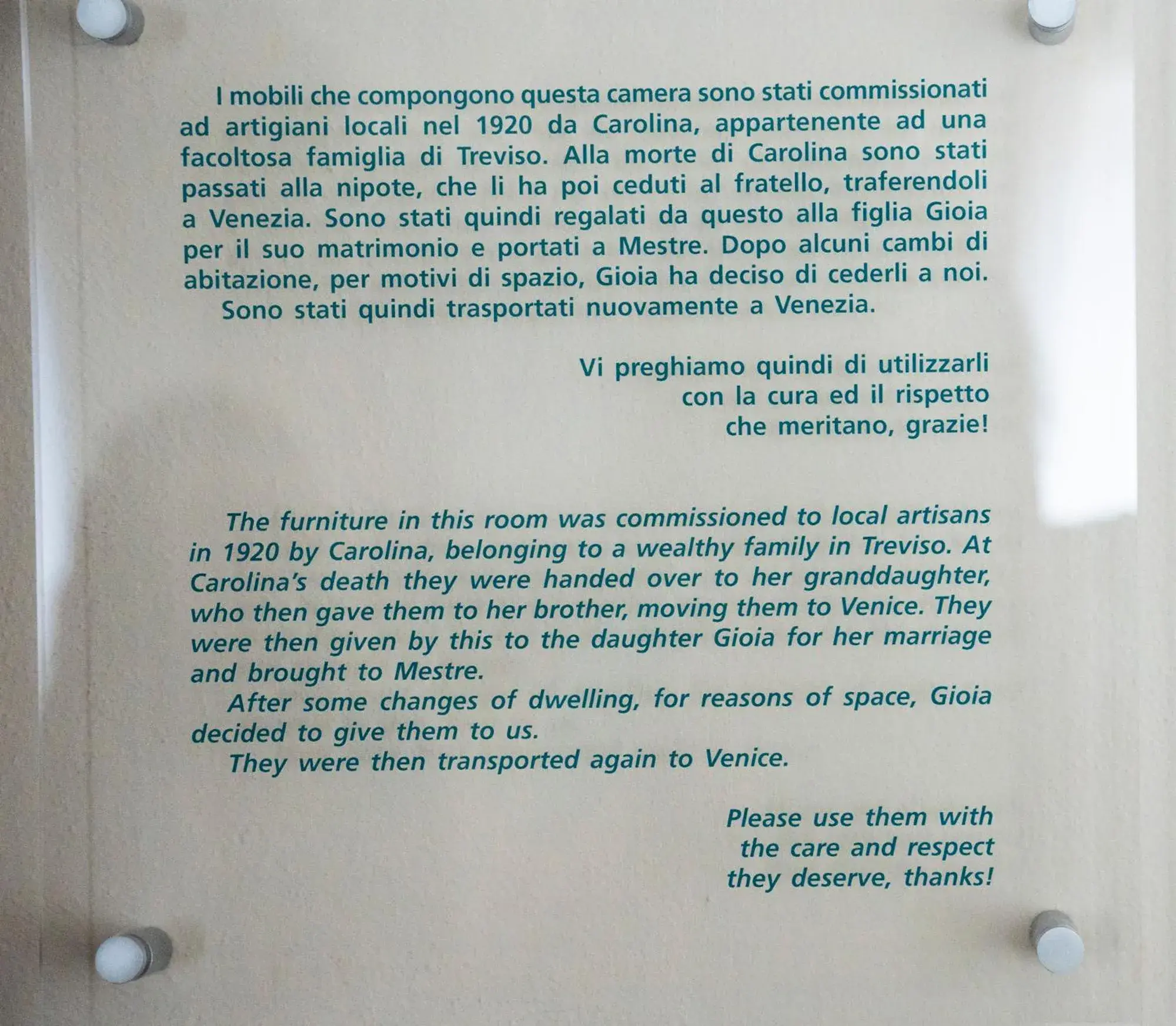 Classic Triple Room in Locanda Art Deco Classic Triple Room in Locanda Art Deco