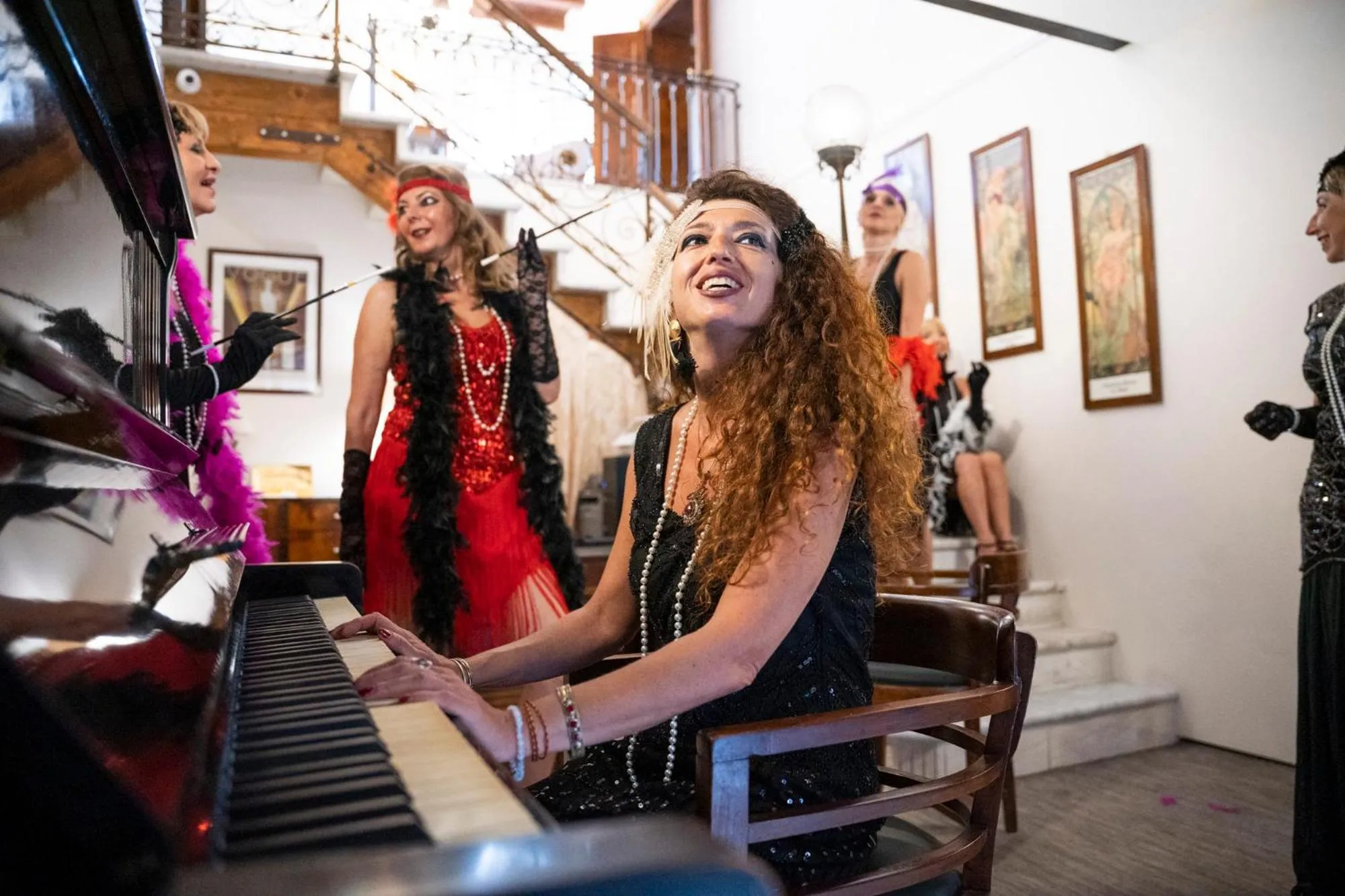 Lobby or reception in Locanda Art Deco