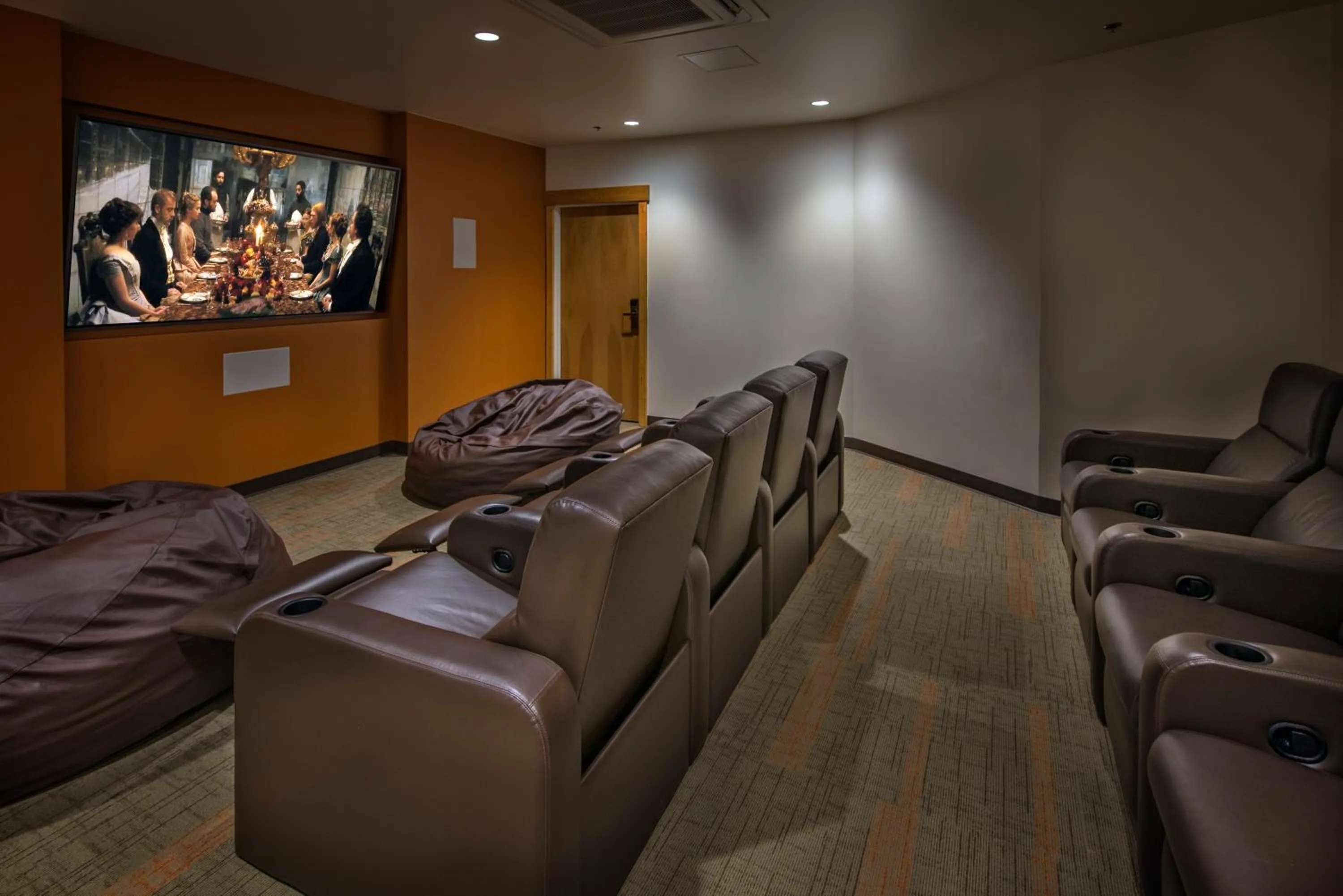 Family in Grand Timber Lodge