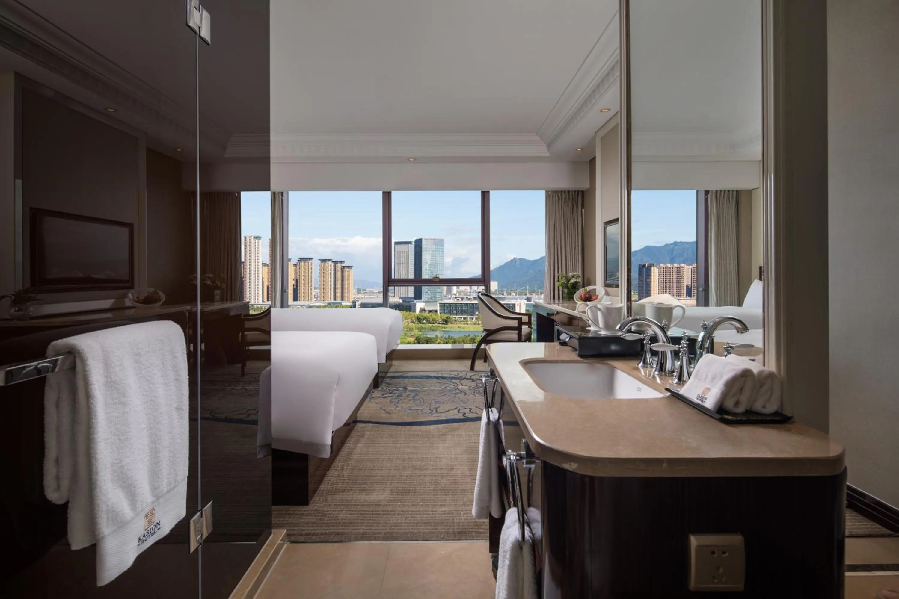 Property building, Bed in Kasion International Hotel Yiwu