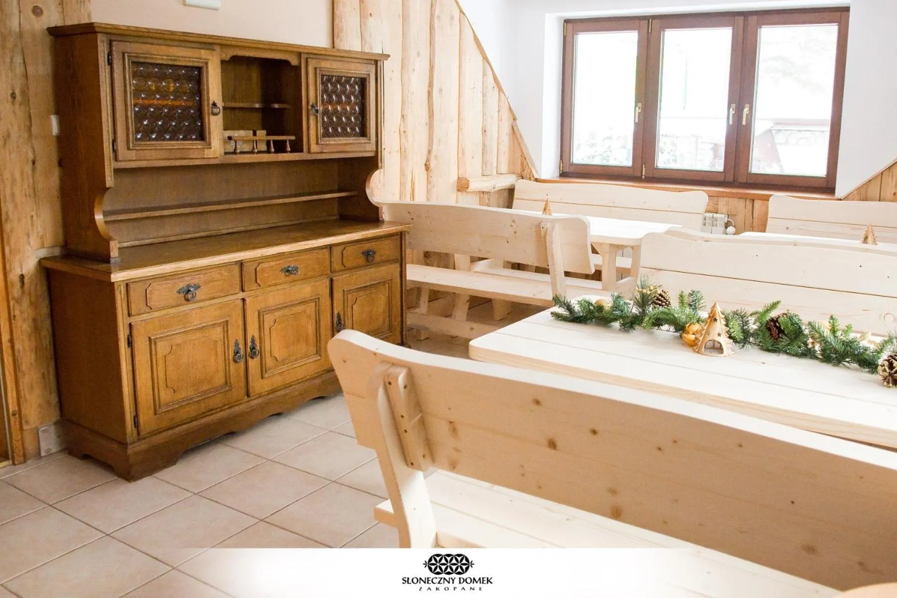 Dining area in Słoneczny Domek