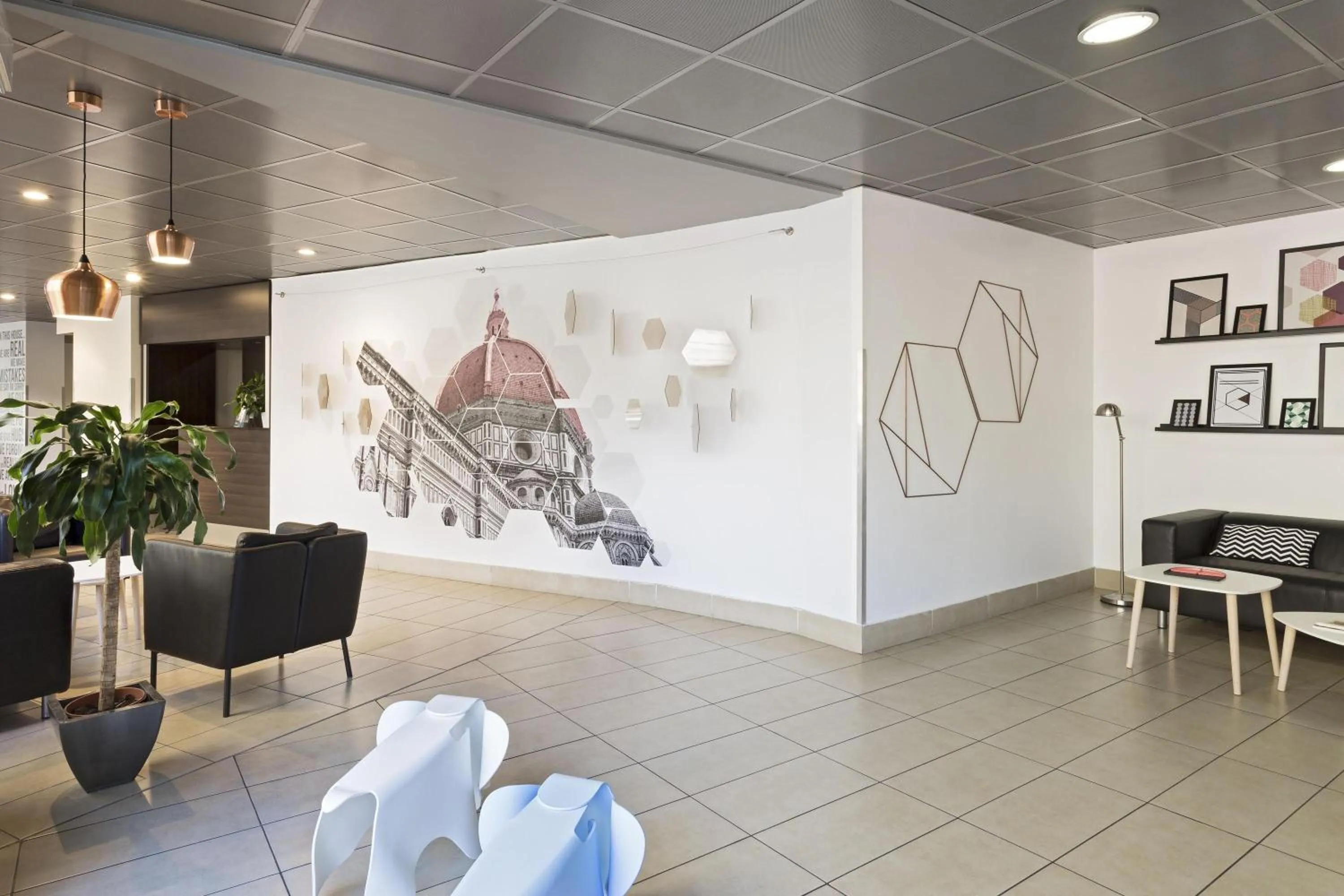 Lobby or reception in B&B Hotel Firenze Nuovo Palazzo Di Giustizia