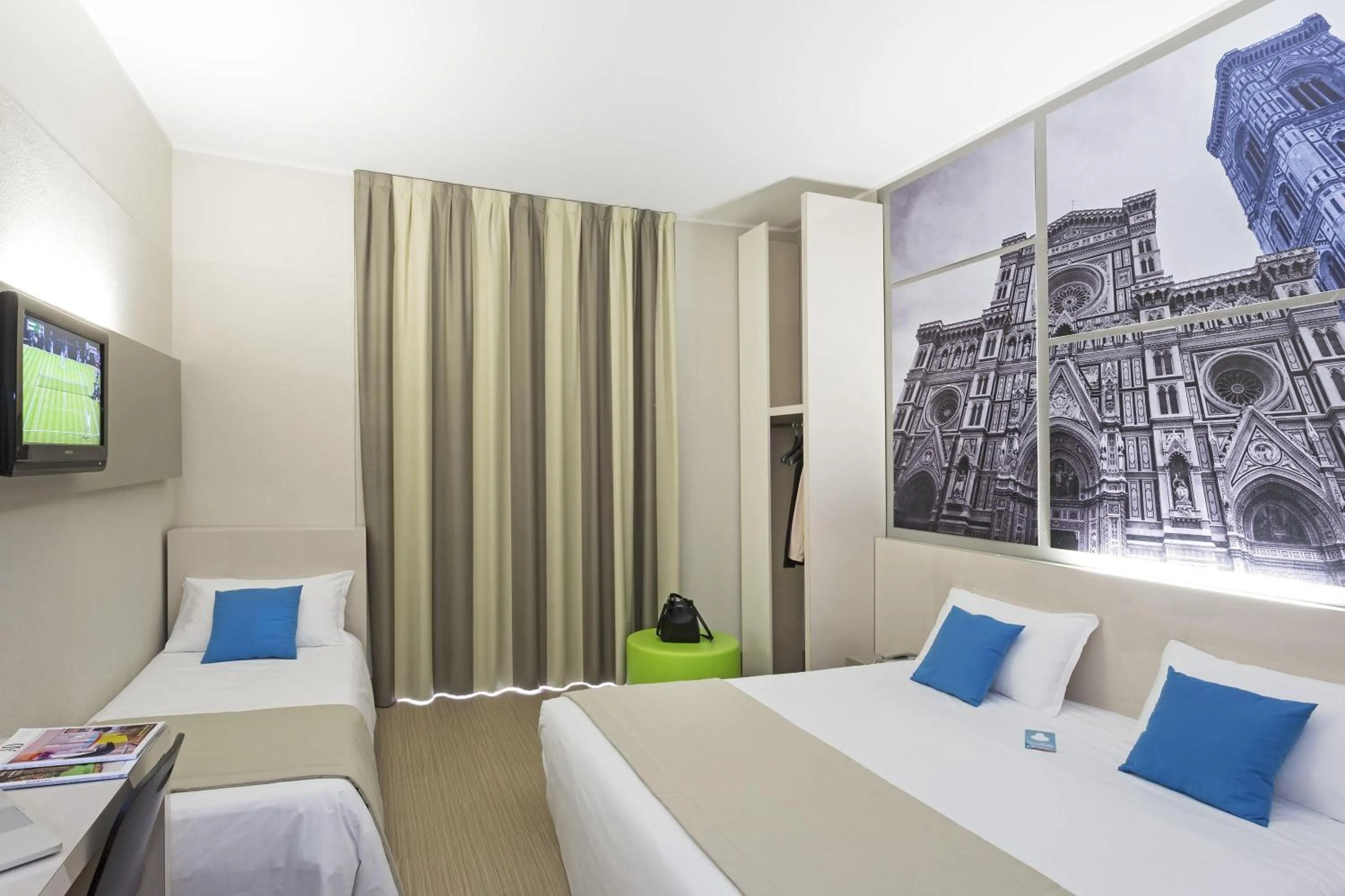 Photo of the whole room, Bed in B&B Hotel Firenze Nuovo Palazzo Di Giustizia