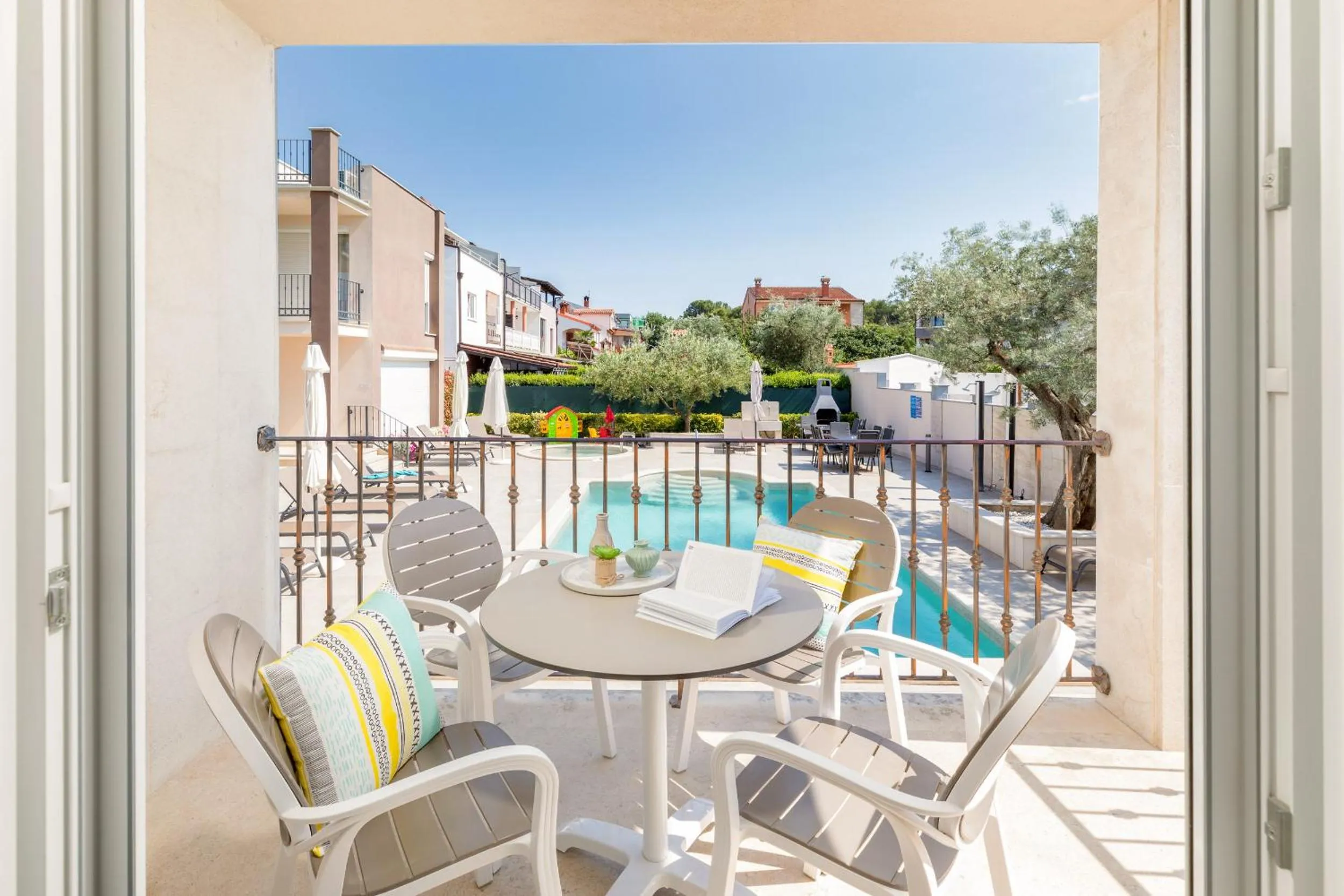 Balcony/Terrace in Apartments Villa Nina