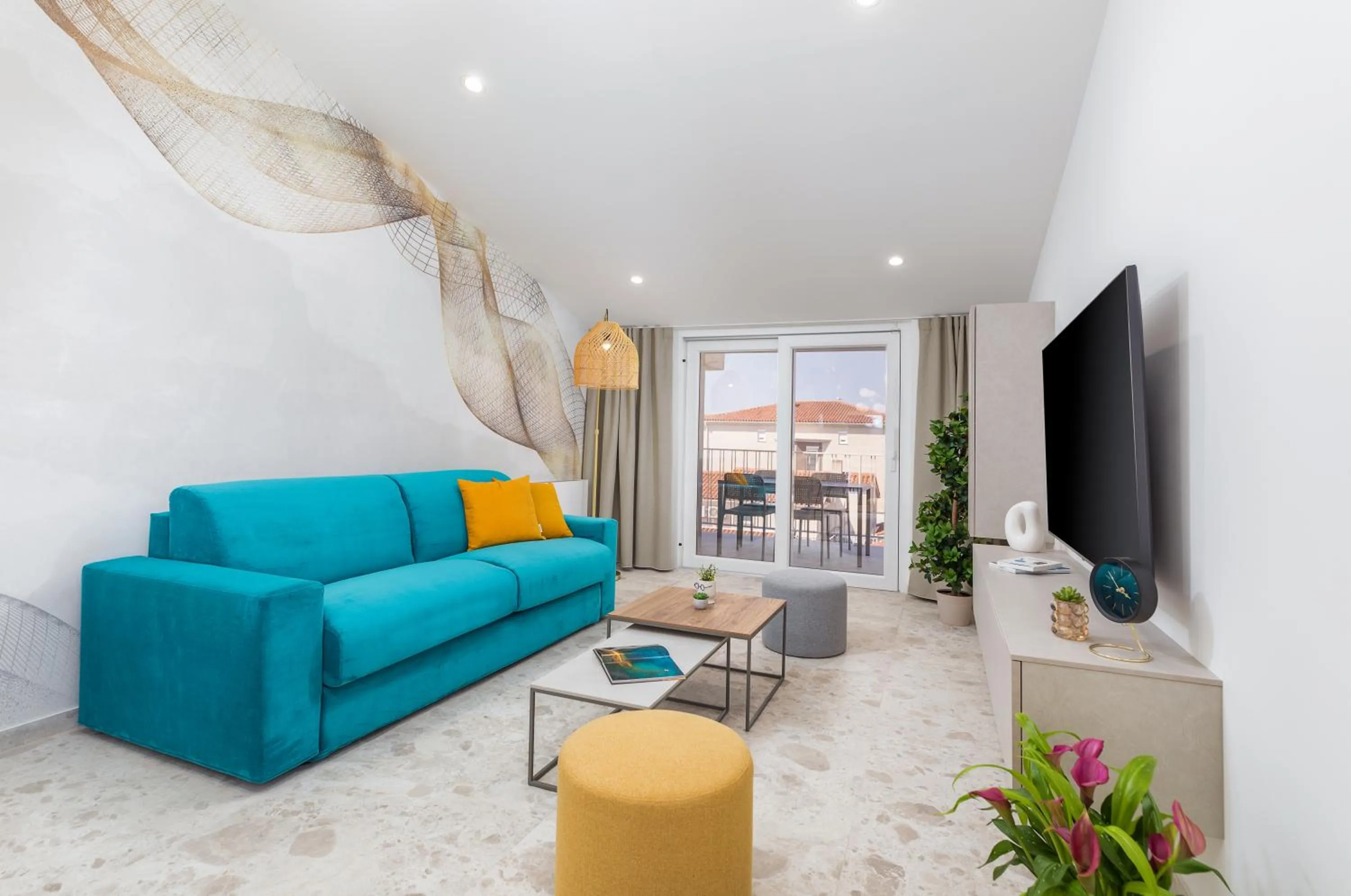 Communal lounge/ TV room in Apartments Villa Nina