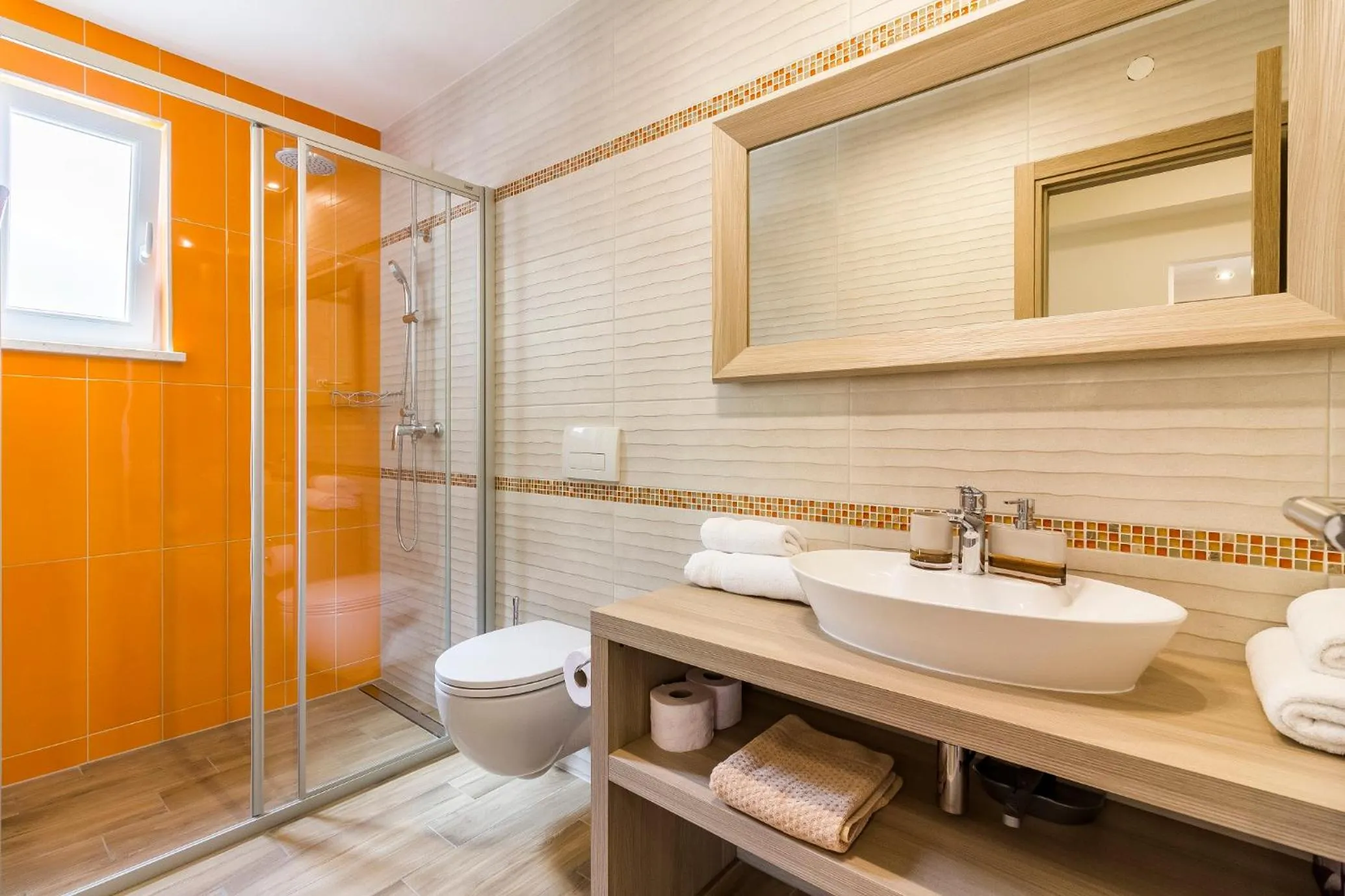 Shower in Apartments Villa Nina