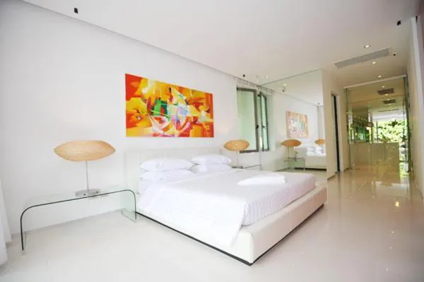 Bed in Siam Palm Residence