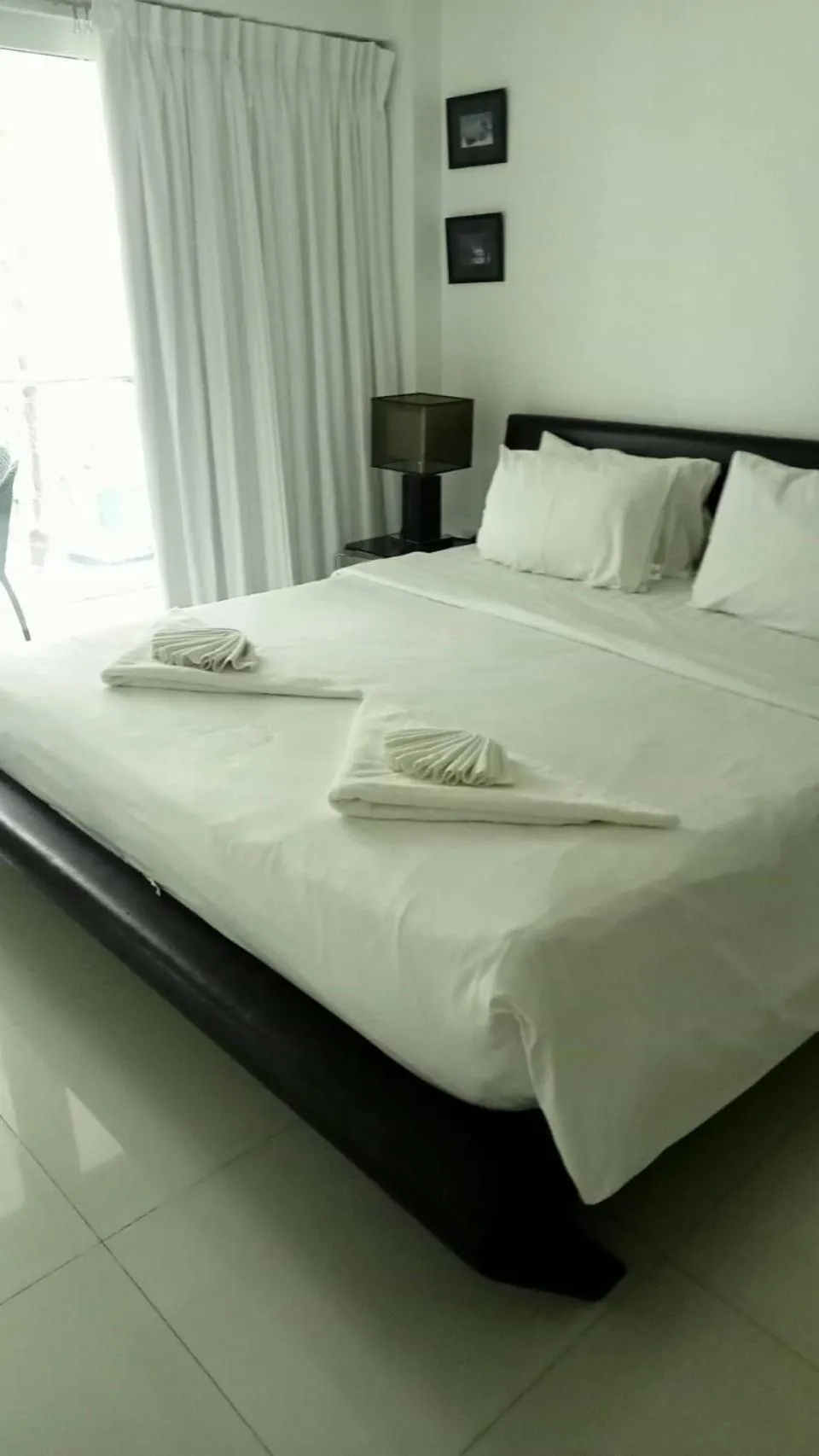 Bedroom, Bed in Siam Palm Residence