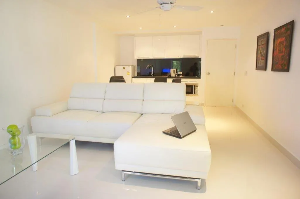 Living room in Siam Palm Residence