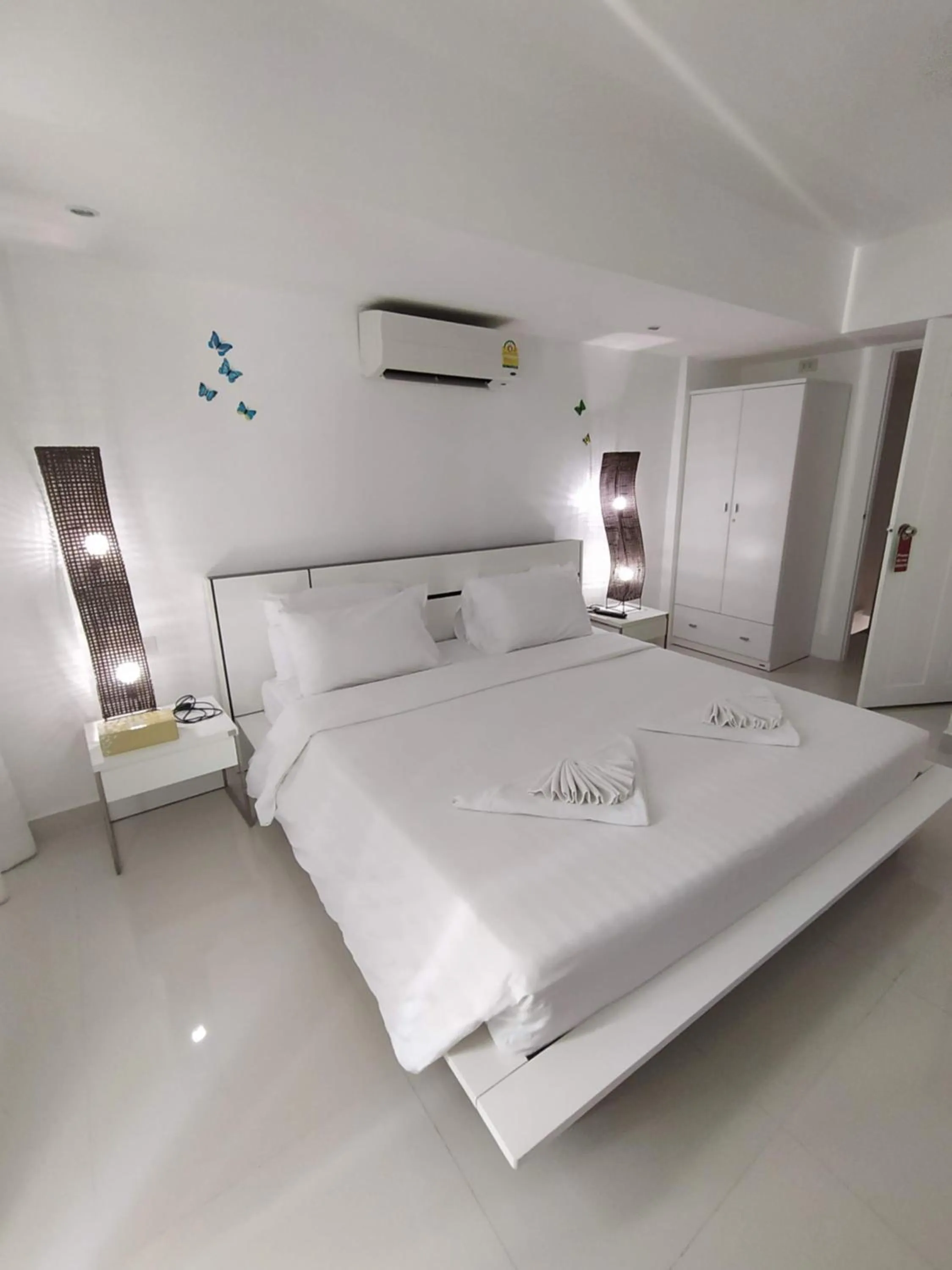 Bed in Siam Palm Residence