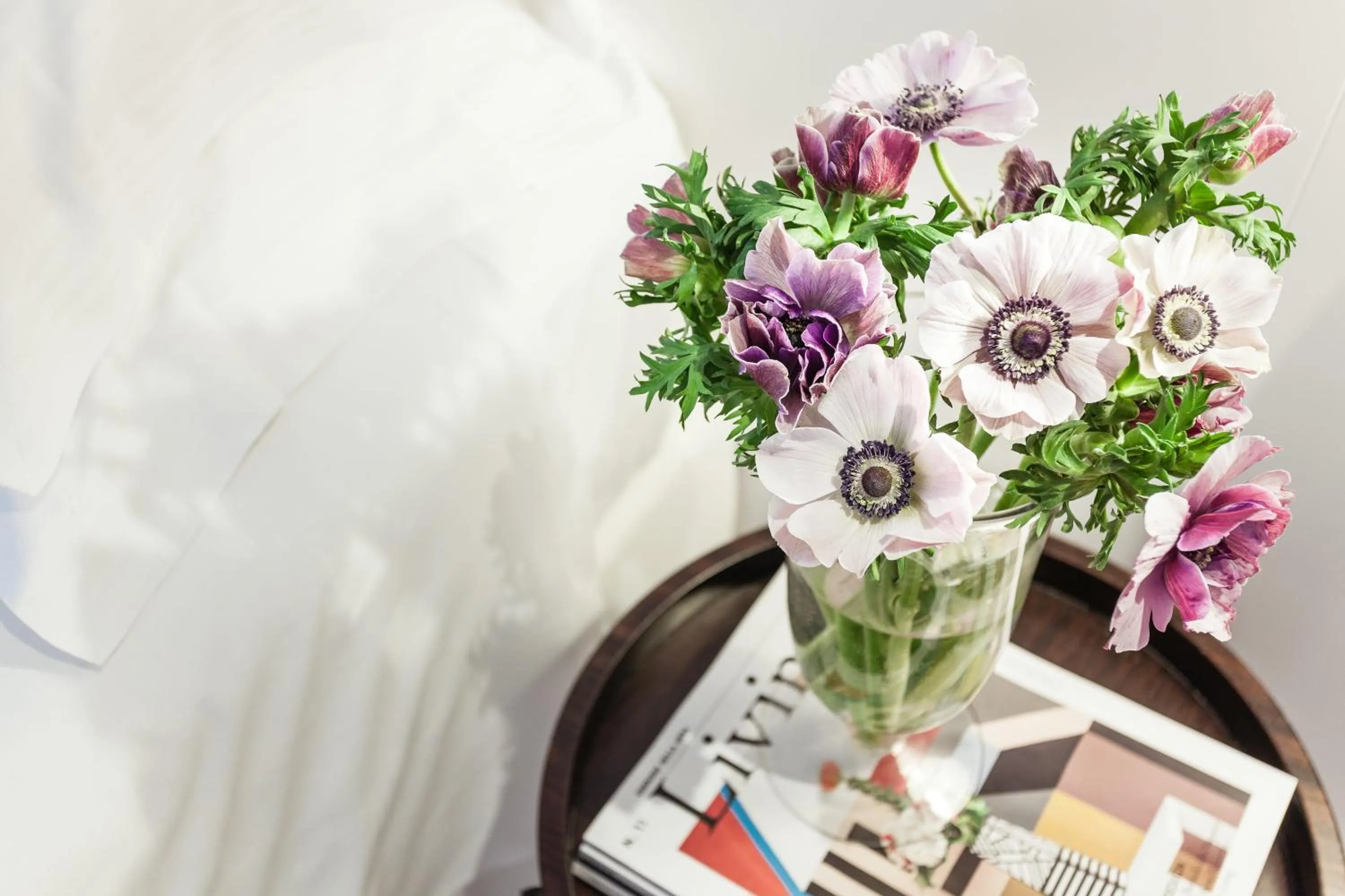 Bed in Hotel Villa Rosa Riviera