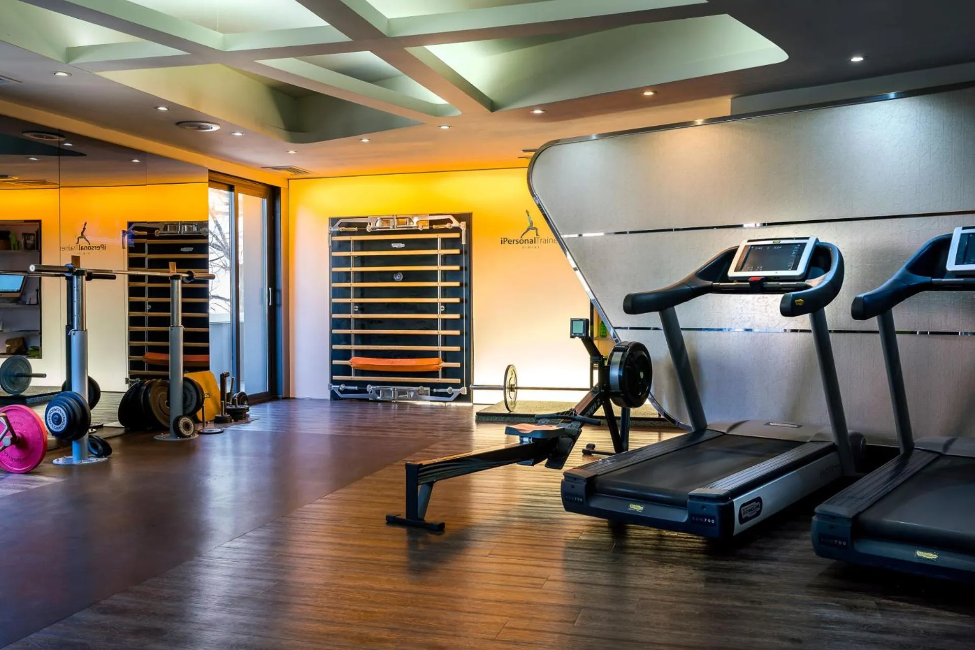 Fitness centre/facilities in Hotel Villa Rosa Riviera