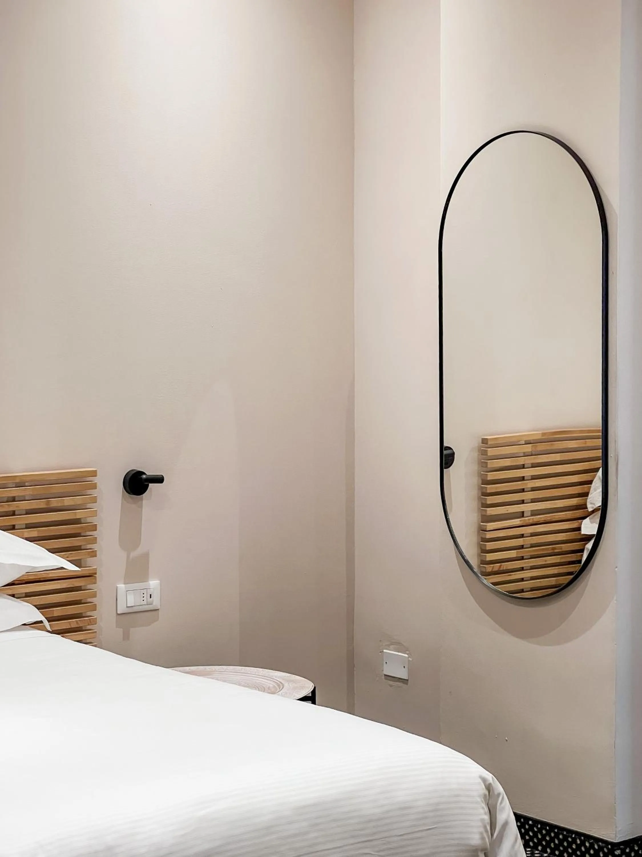 Decorative detail, Bed in Hotel Villa Rosa Riviera