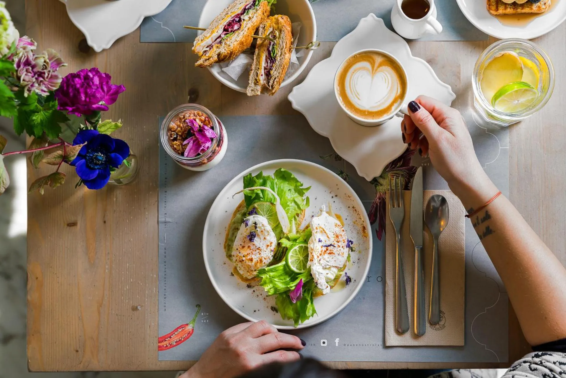 Breakfast in Hotel Villa Rosa Riviera
