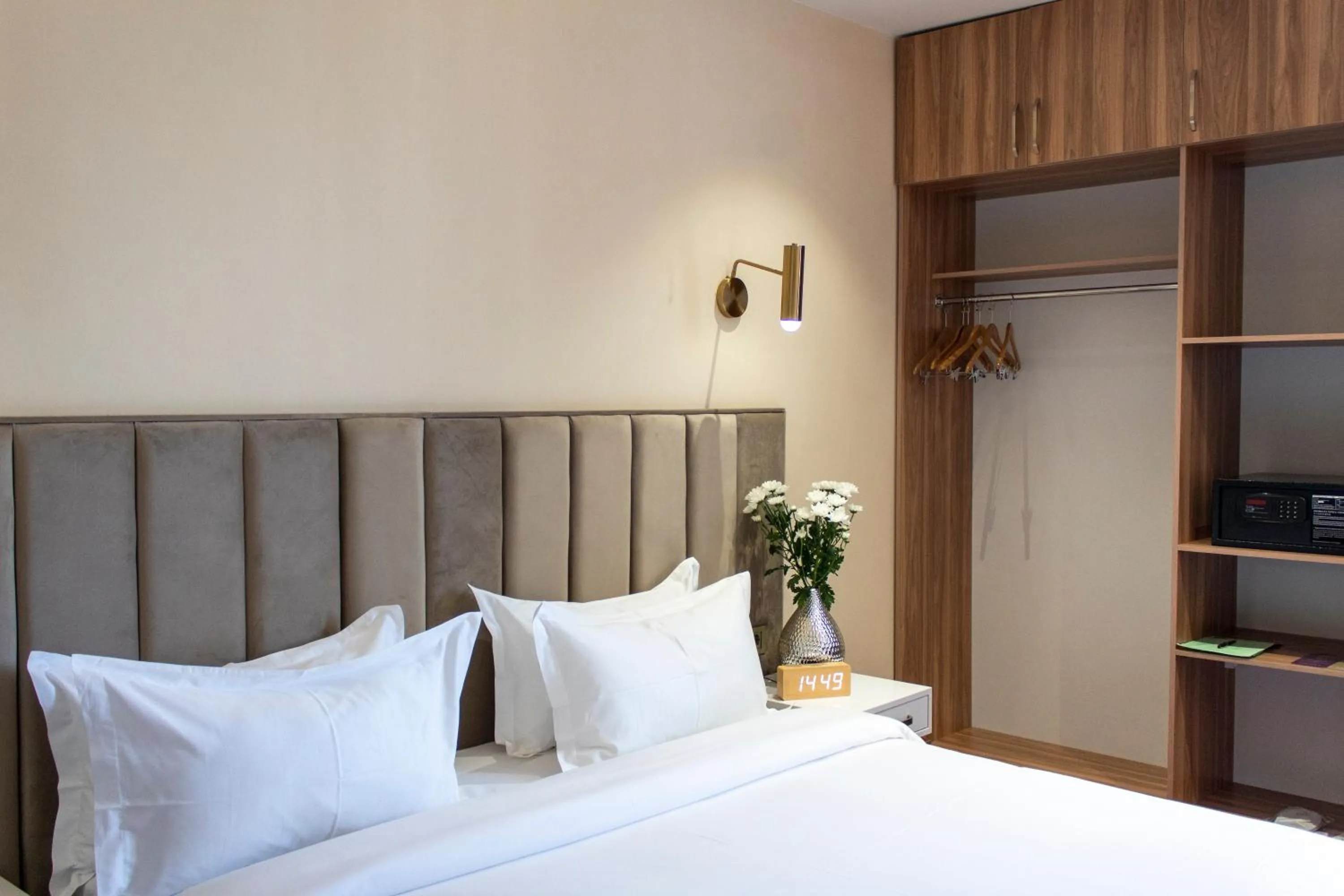 Photo of the whole room, Bed in Orient Hotel Bishkek