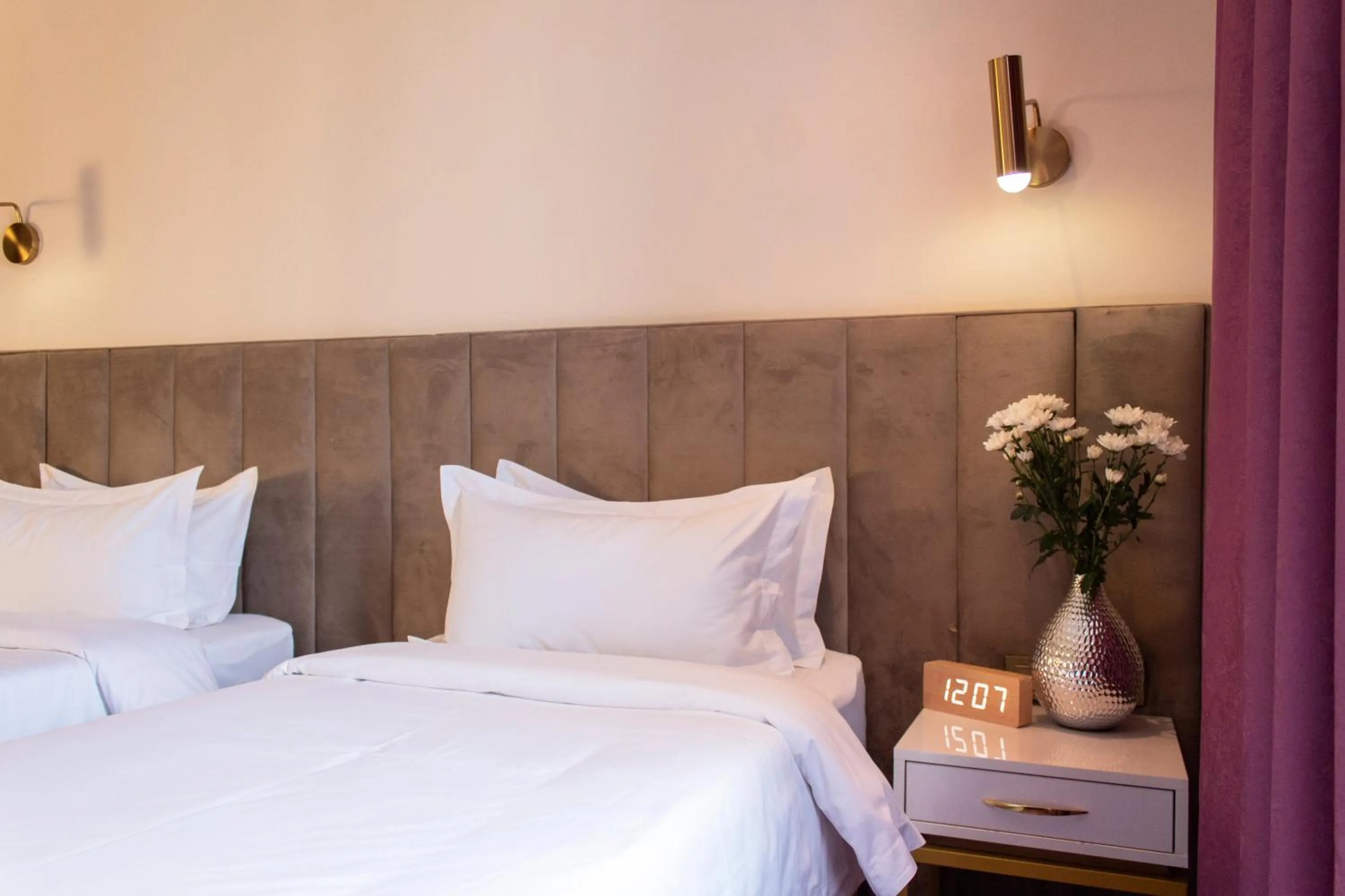 Bed in Orient Hotel Bishkek