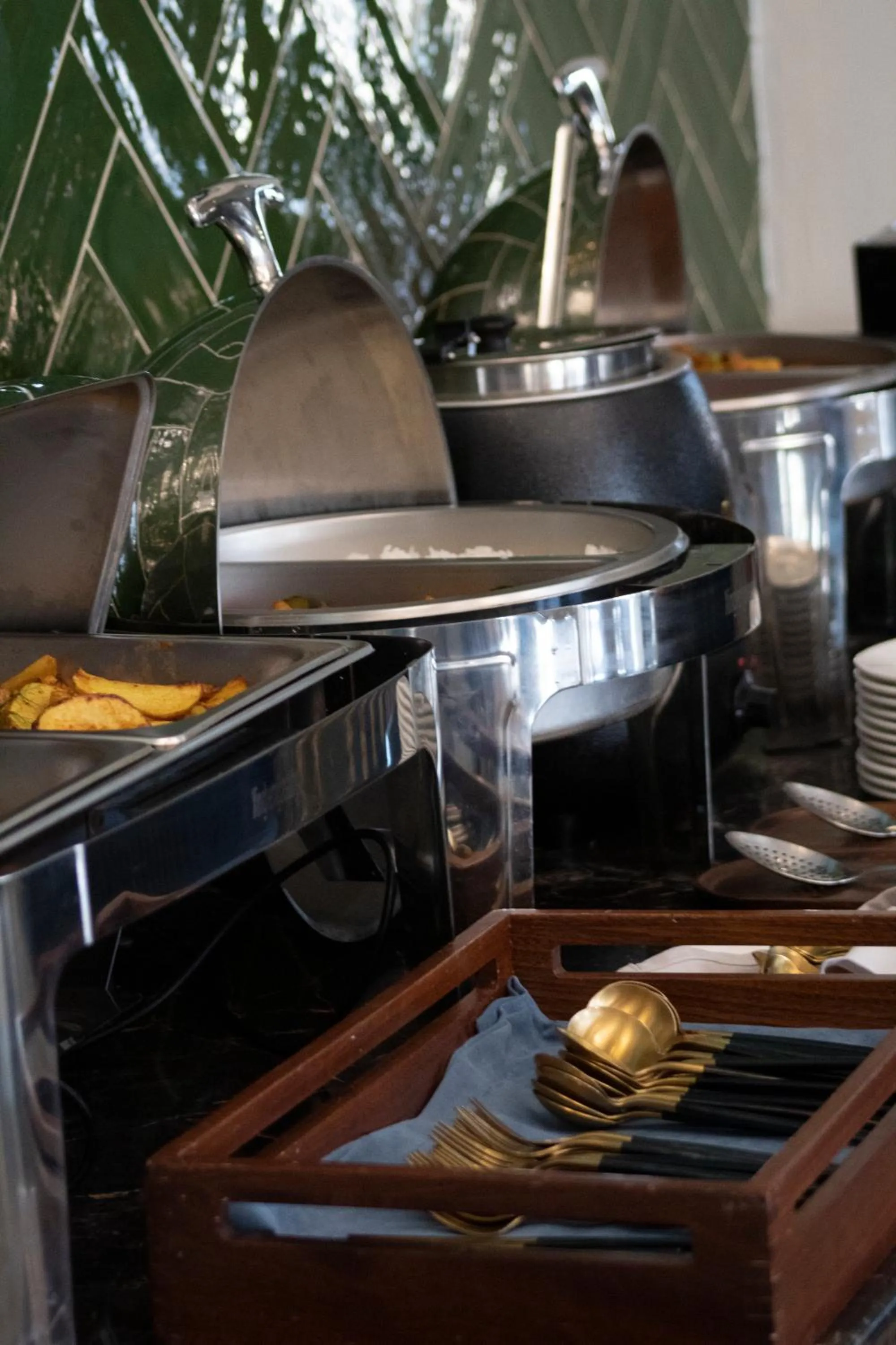 Buffet breakfast in Orient Hotel Bishkek