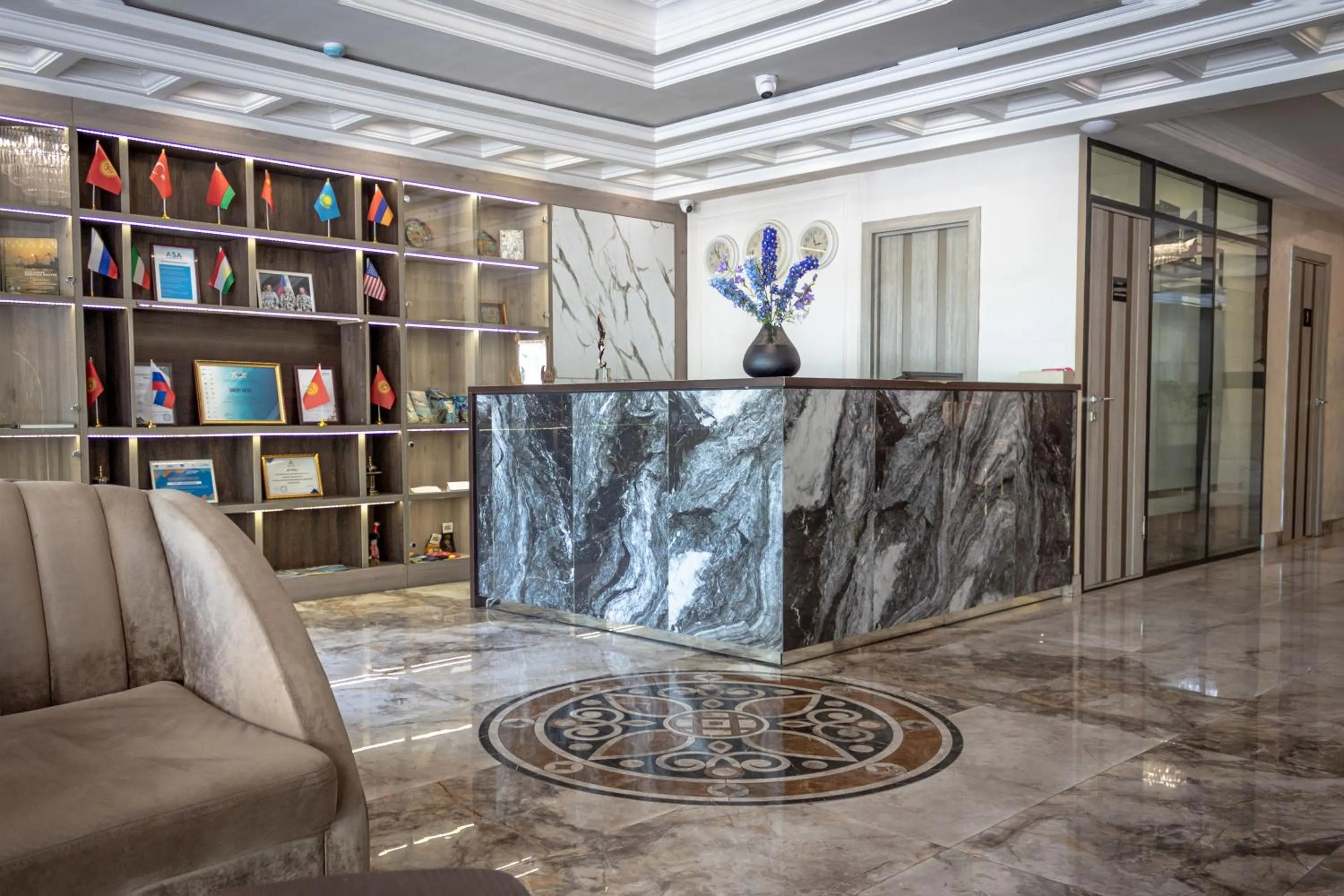 Facade/entrance in Orient Hotel Bishkek