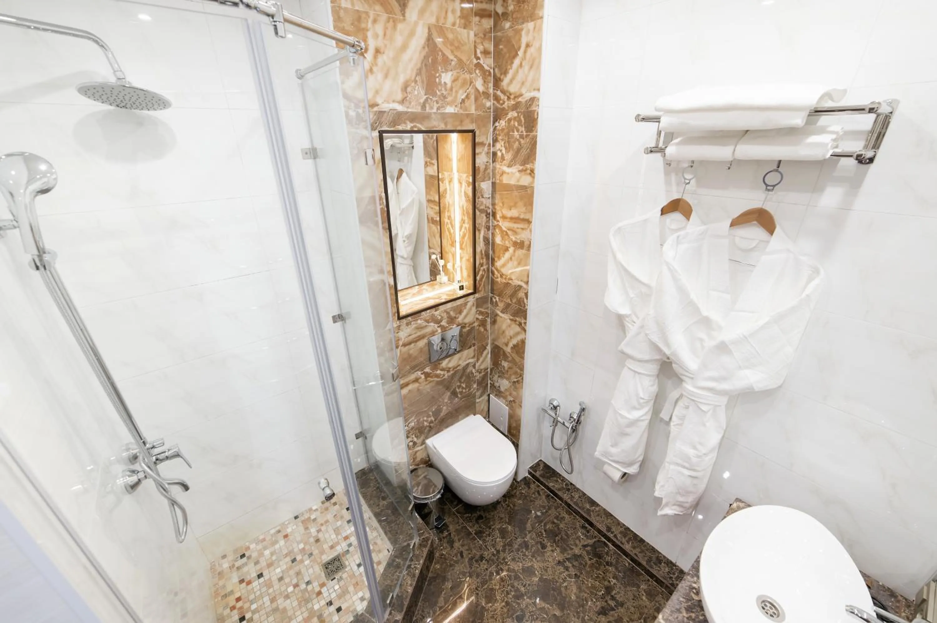 Bathroom in Orient Hotel Bishkek