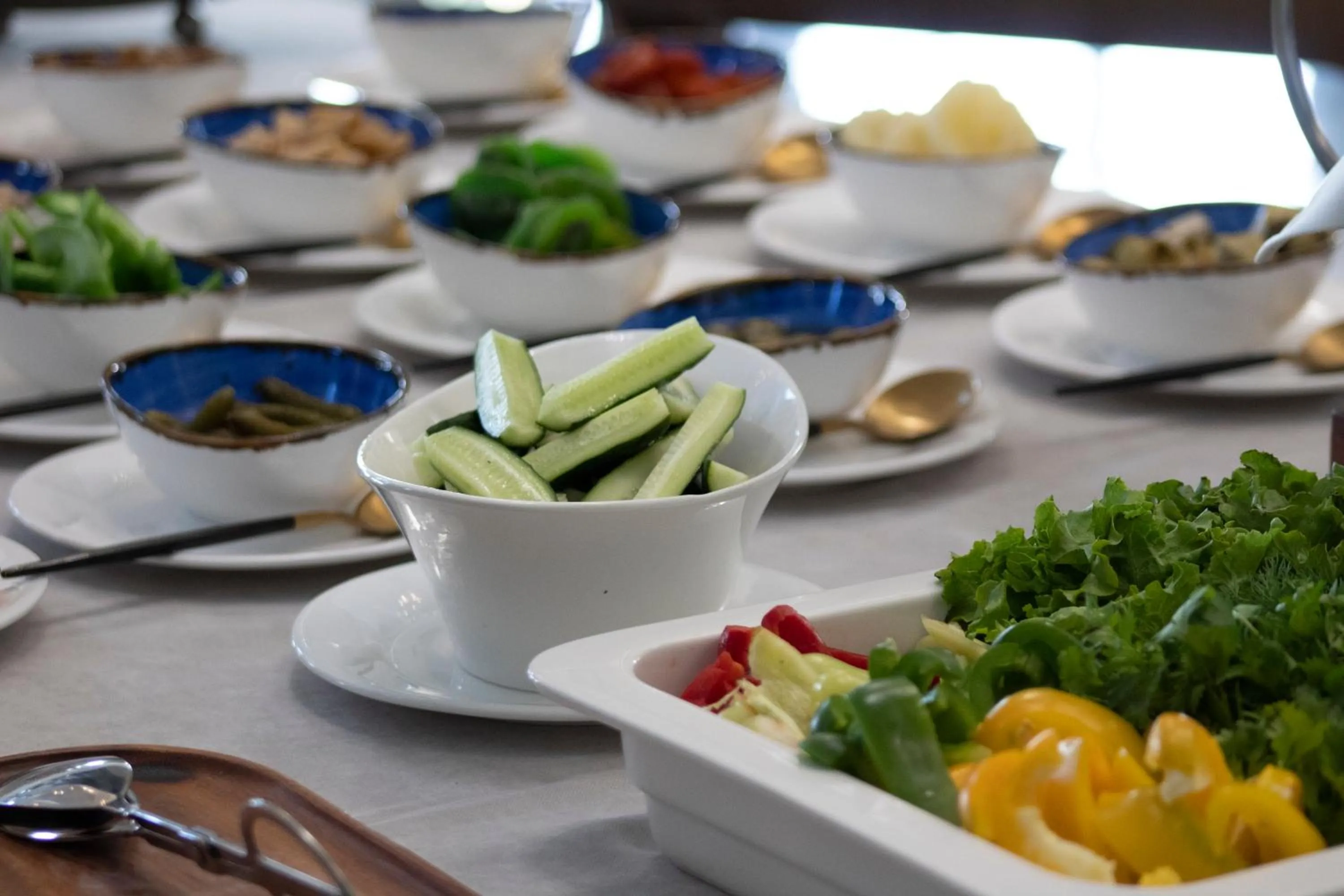 Buffet breakfast in Orient Hotel Bishkek