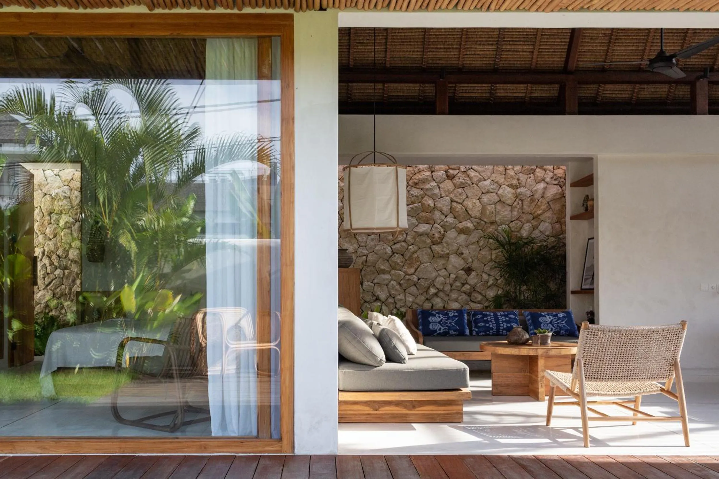 Living room in Las Lunas Villas Canggu