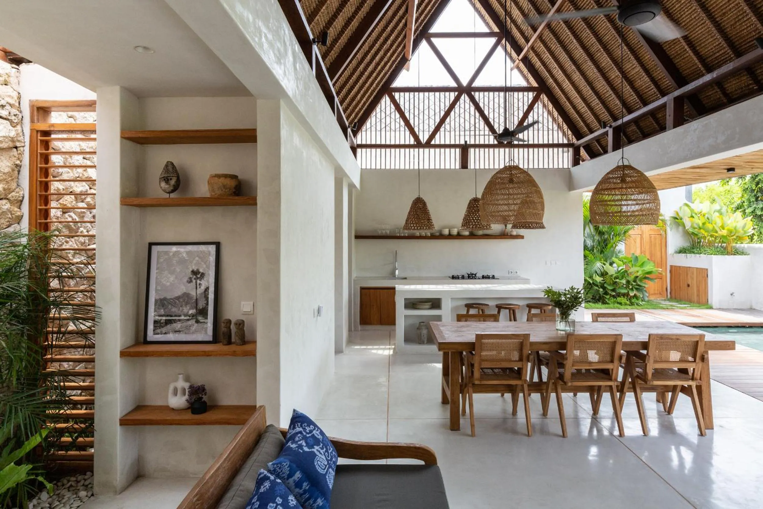 Living room in Las Lunas Villas Canggu