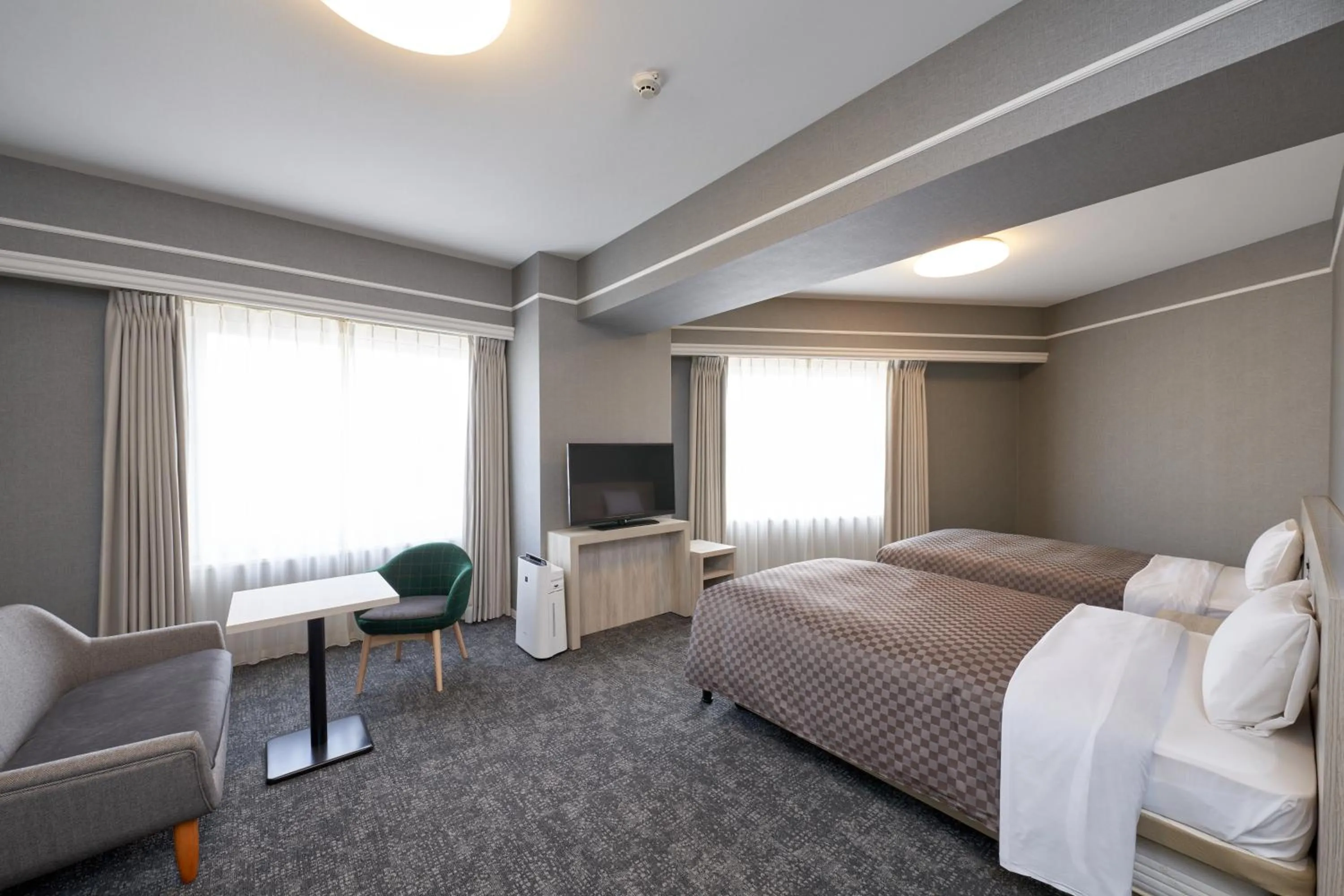 Photo of the whole room, Bed in The OneFive Garden Kurashiki