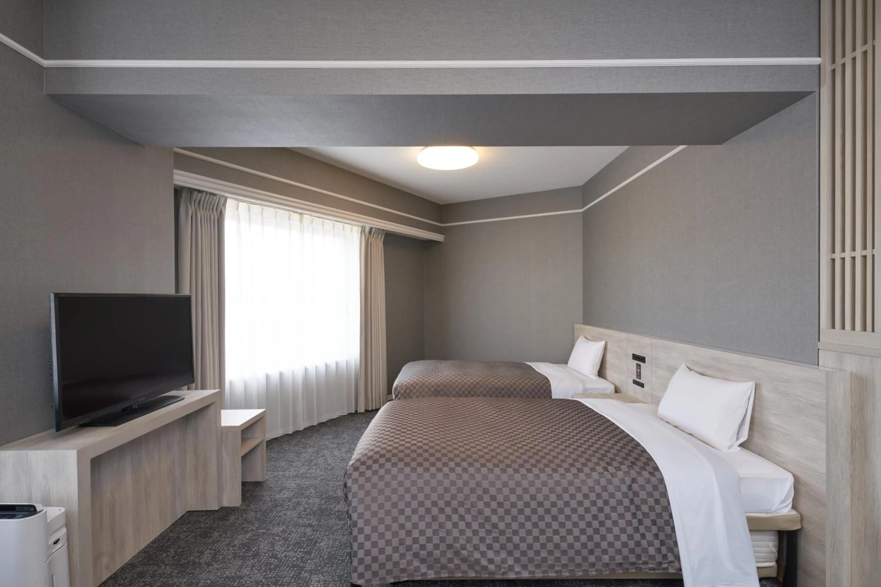 Photo of the whole room, Bed in The OneFive Garden Kurashiki