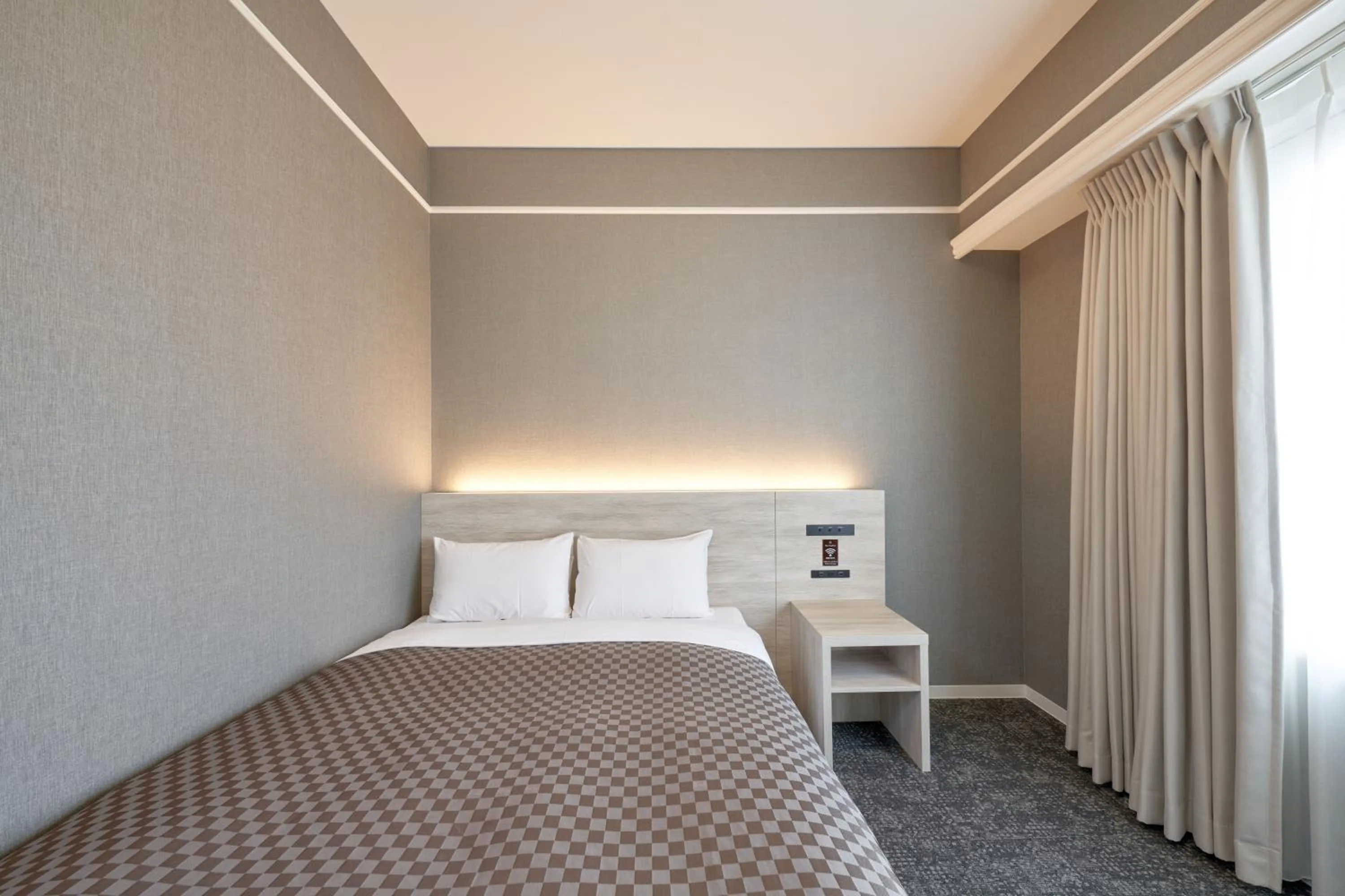 Photo of the whole room, Bed in The OneFive Garden Kurashiki