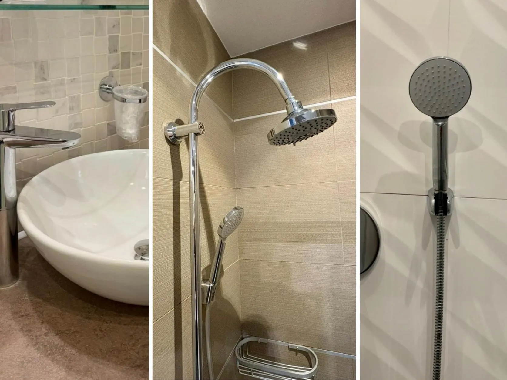 Shower in Hotel Perugino