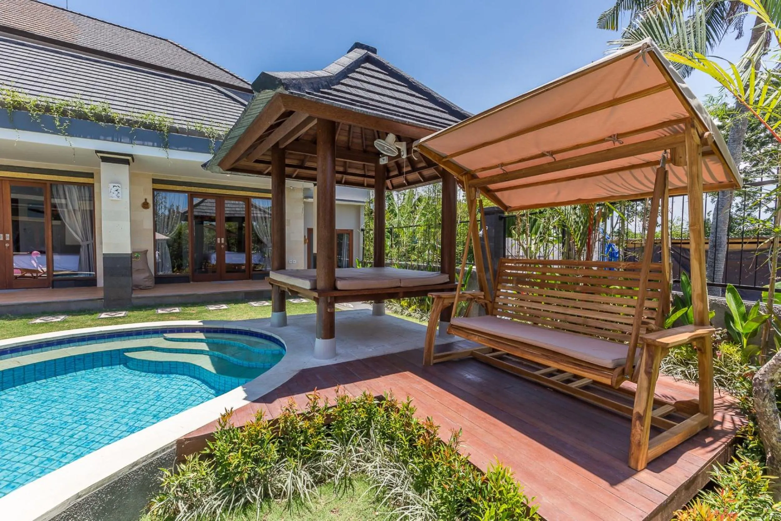 Patio in Ayuna Suites Canggu