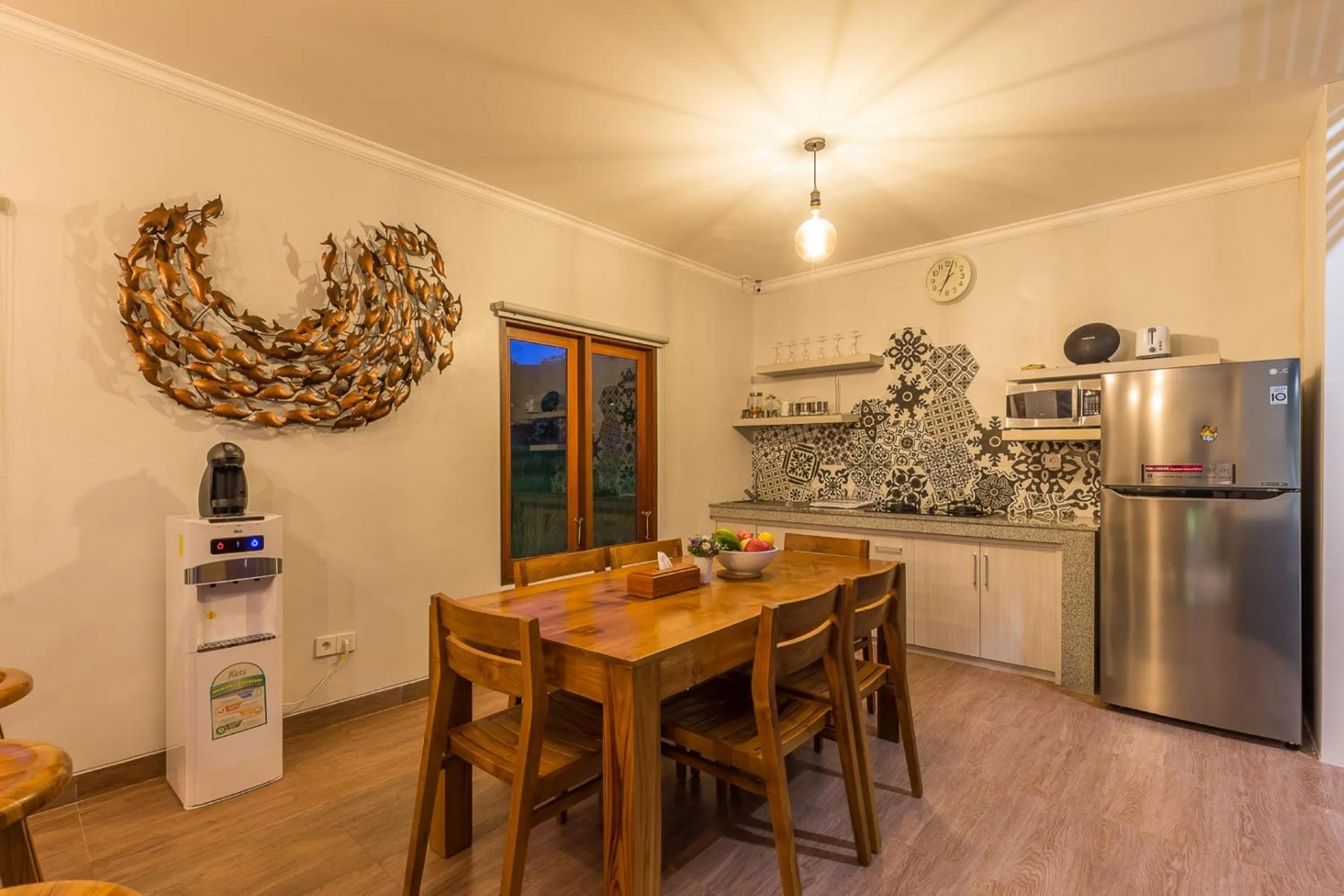 Kitchen or kitchenette in Ayuna Suites Canggu