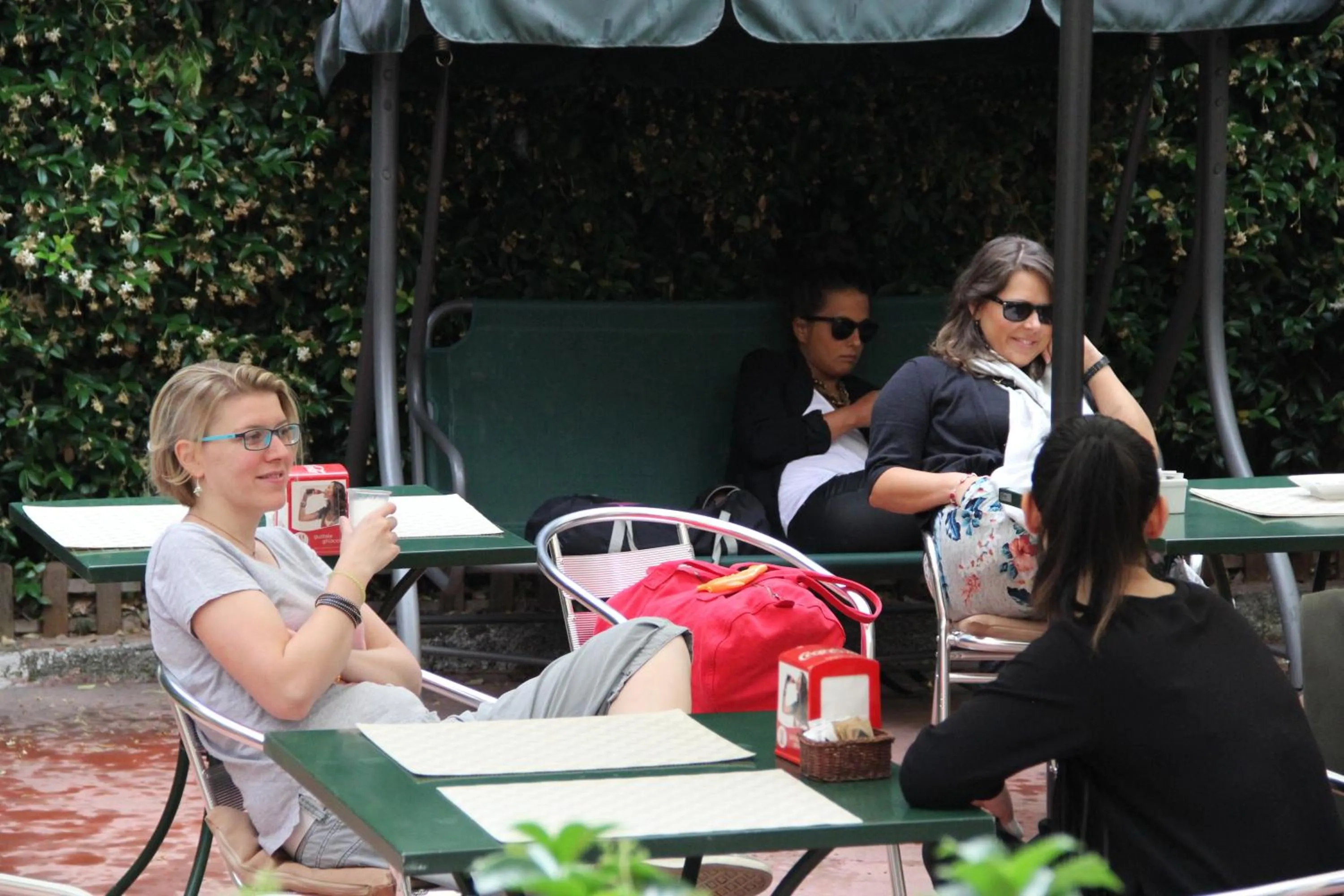 Patio in Hotel Bogart Milano
