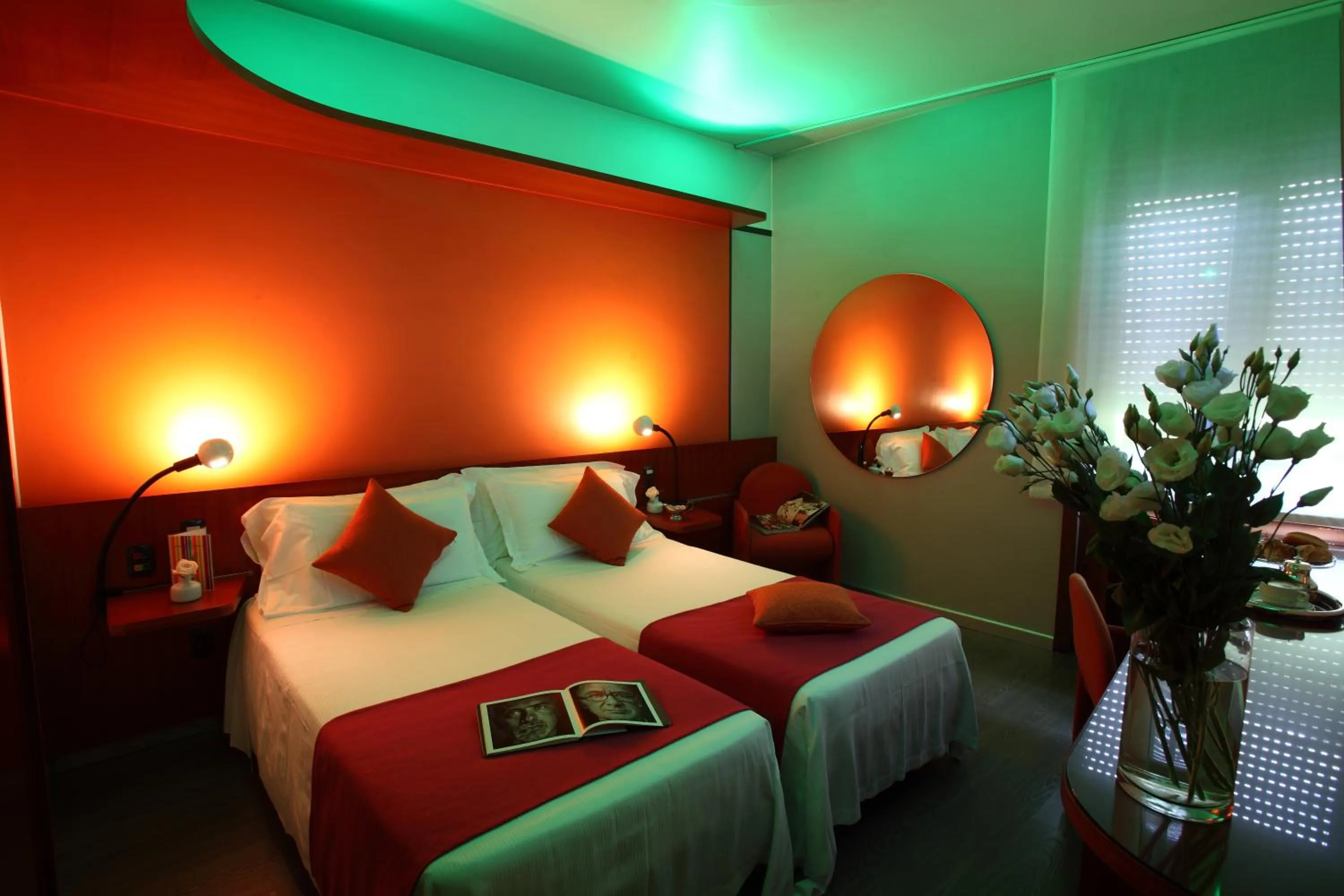 Bed in Hotel Mediolanum