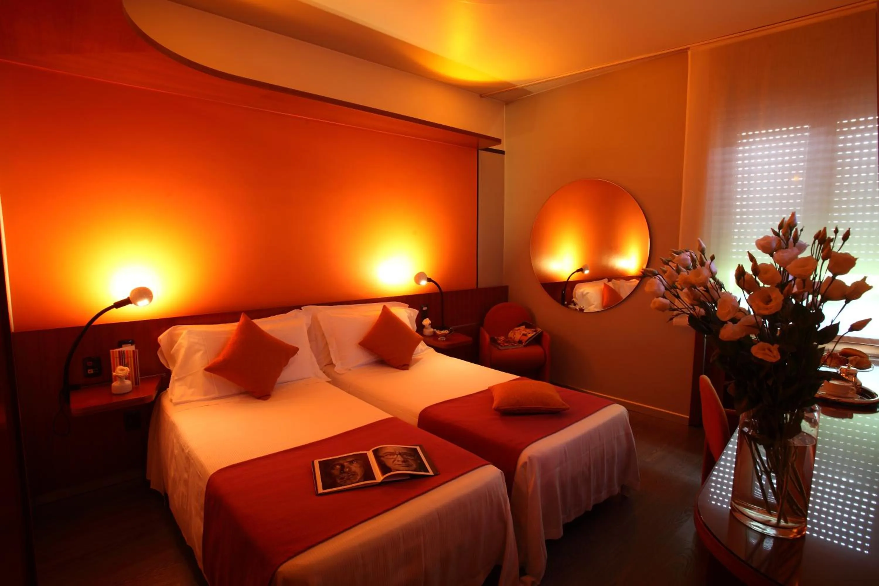 Bed in Hotel Mediolanum