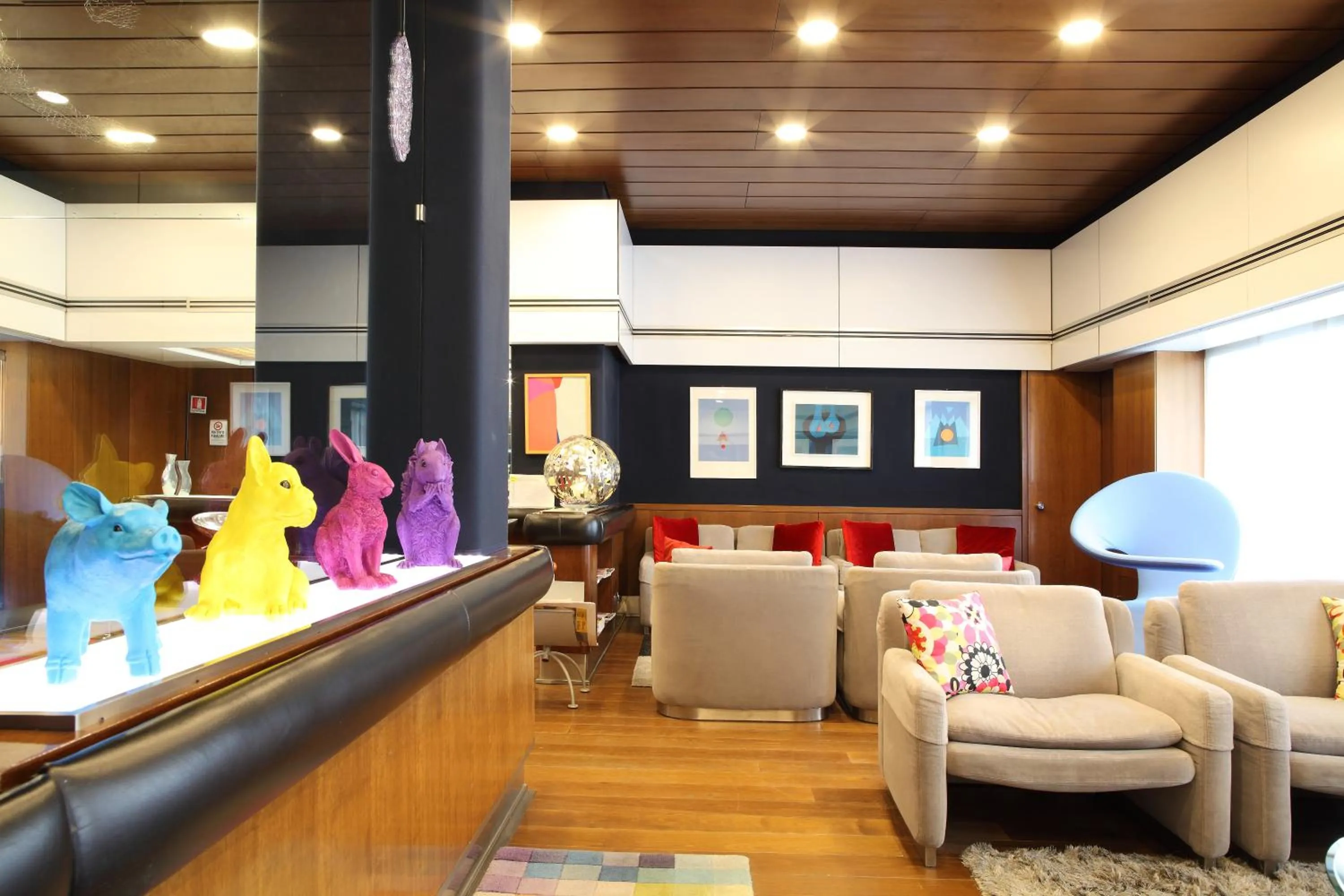 Lobby or reception in Hotel Mediolanum