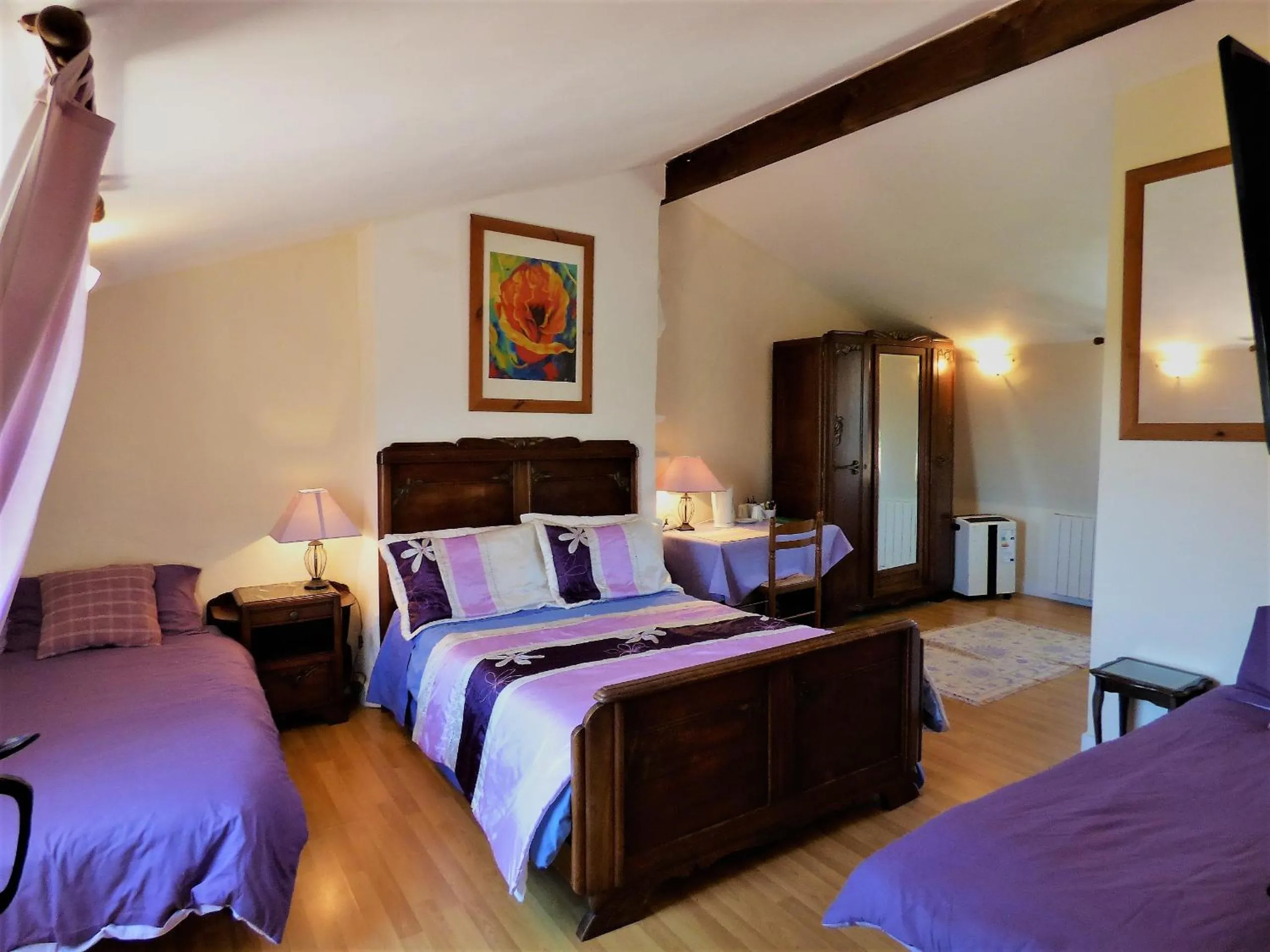 Bedroom, Bed in L'Ancien Presbytère Chambres D'hote ou Gite